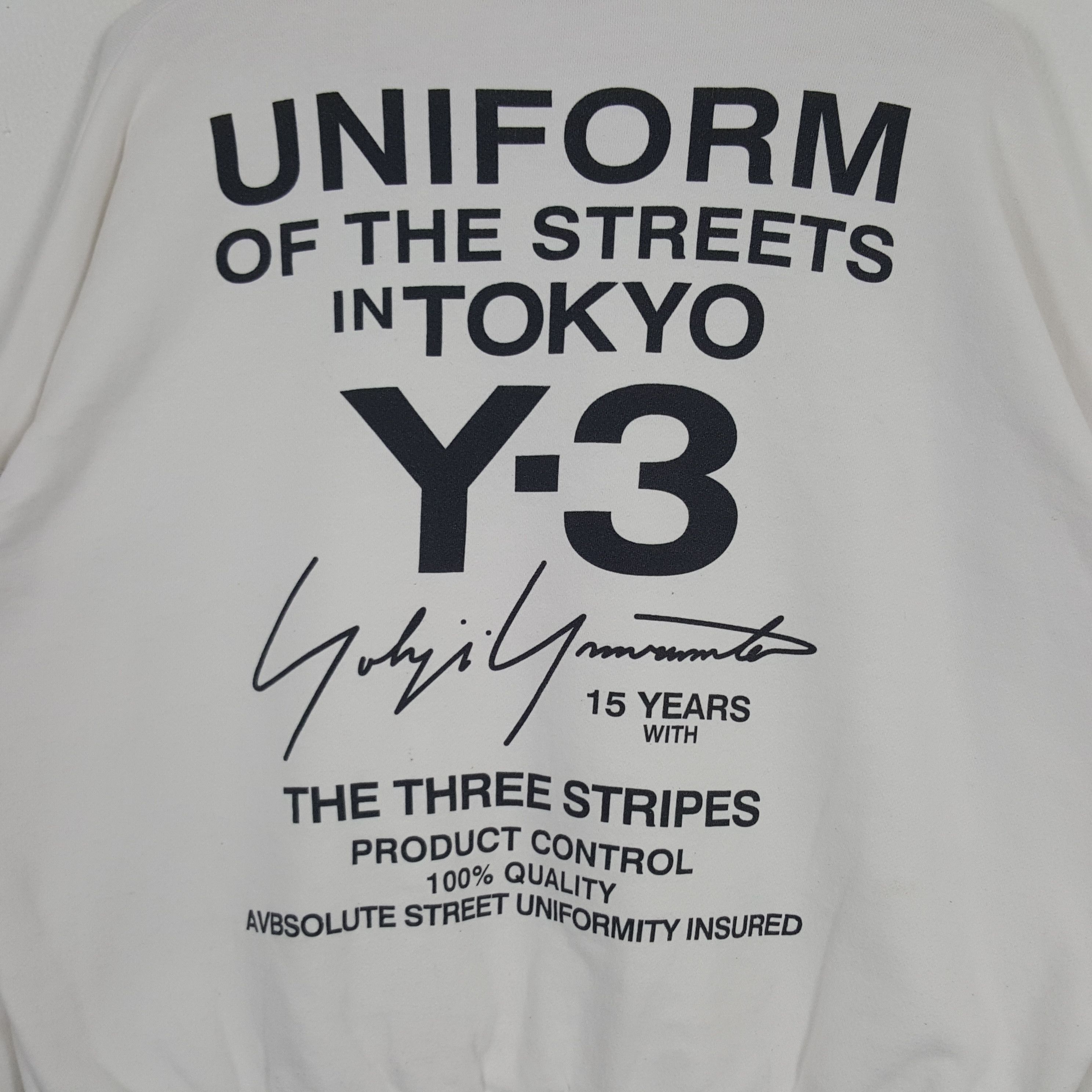 Japanese Brand × Vintage Vintage Japanese Brand Yohji Yamamoto Y-3 Sweatshirt Size US XXL / EU 58 / 5 - 2 Thumbnail