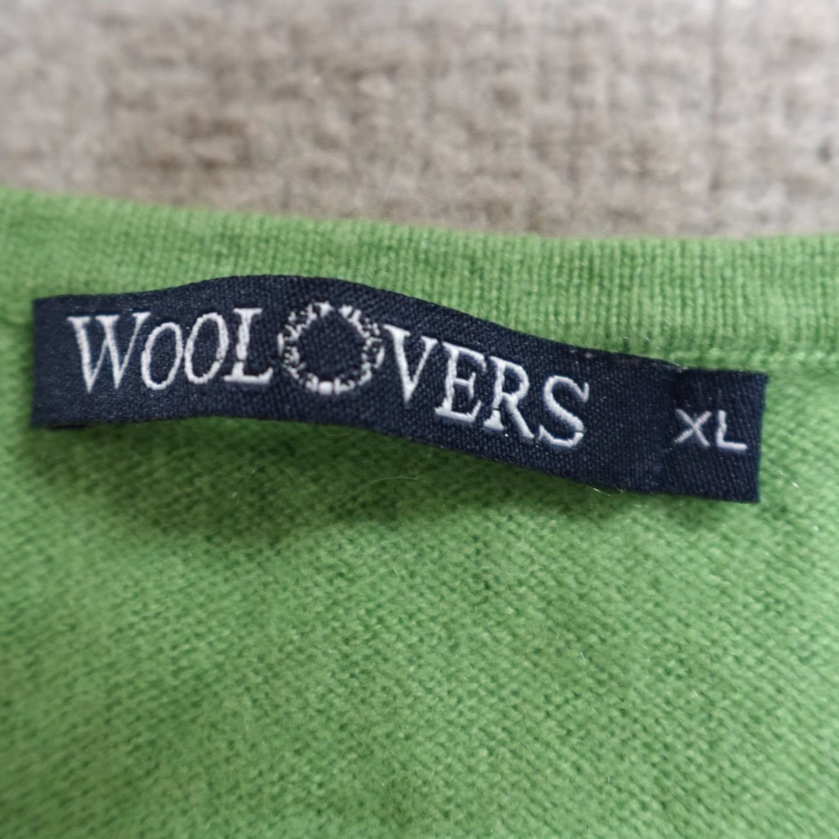 Vintage Woolovers Womens Vest XL Green 100% Wool Pullover Knit Vest Winter Casual Round Neck Sleeveless Regular Fit Size XL / US 12-14 / IT 48-50 - 2 Thumbnail