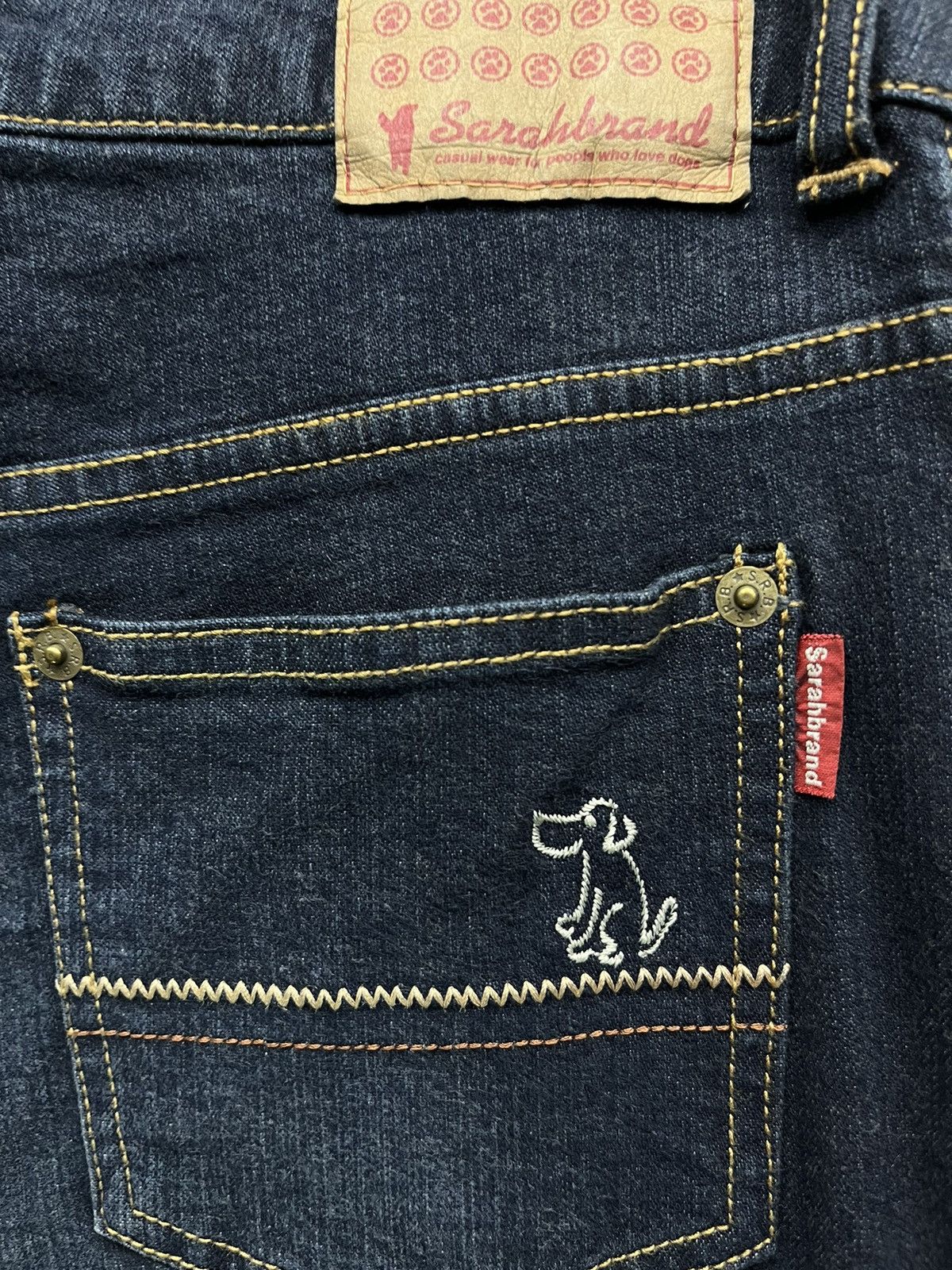 90's FLARE! SARAH NAUGHTY ANGEL Stretch Denim Multipocket