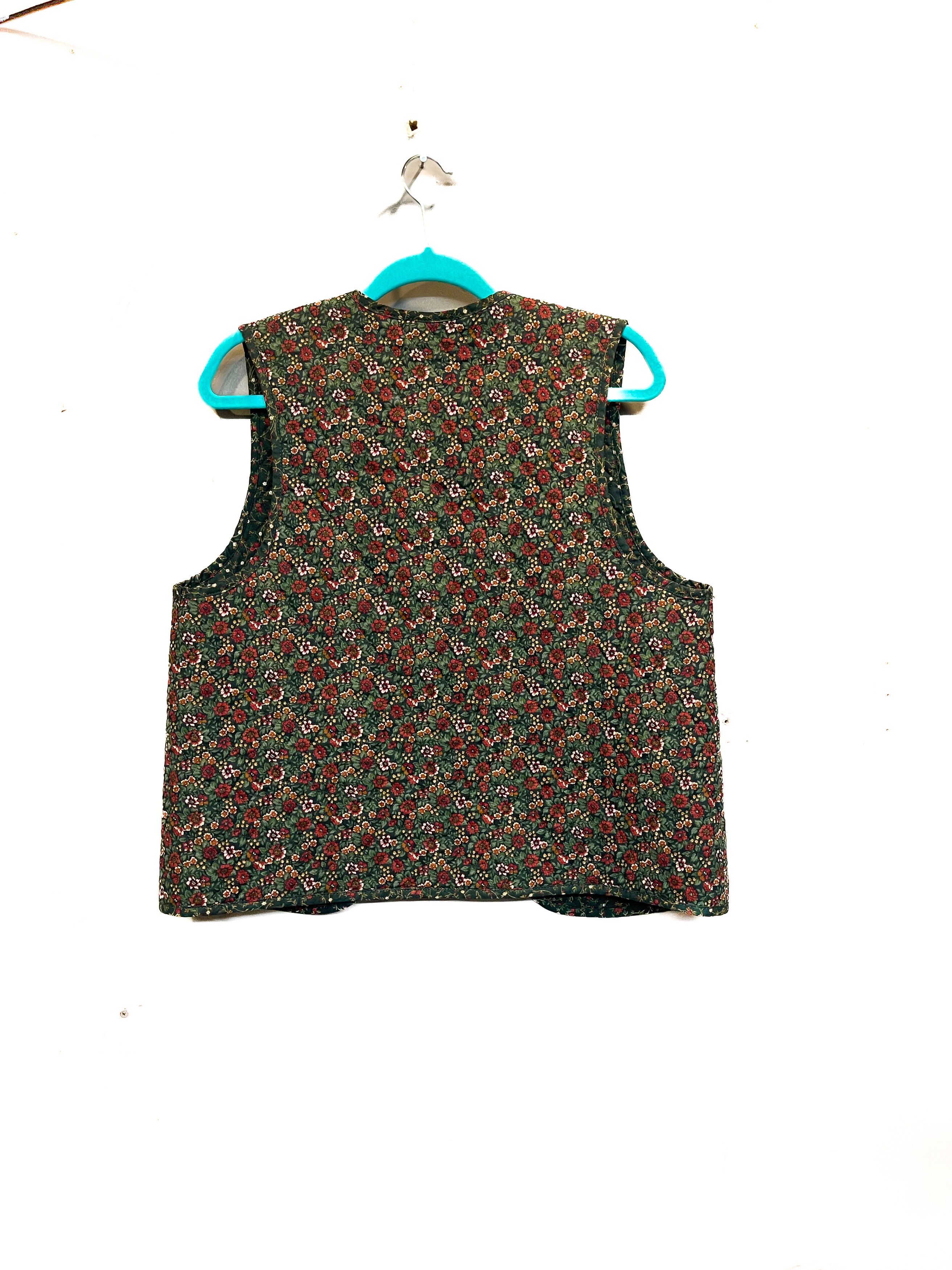 Other Floral Fabric Vest Size L / US 10 / IT 46 - 3 Thumbnail