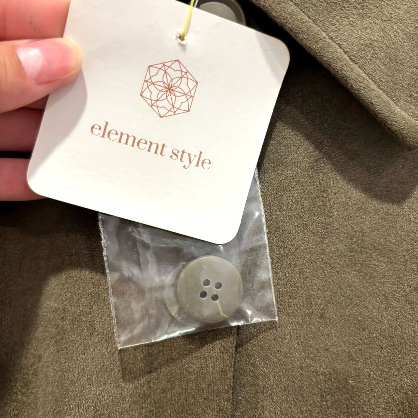 Olive HAVE Los Angeles Shirt Jacket Shacket L Olive Green Button Up Faux Suede Mens Size US L / EU 52-54 / 3 - 3 Thumbnail