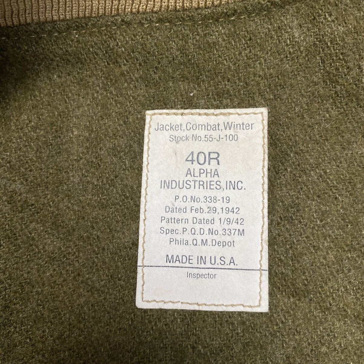 Alpha Industries Alpha Industries Tanker Jacket Size US L / EU 52-54 / 3 - 11 Thumbnail