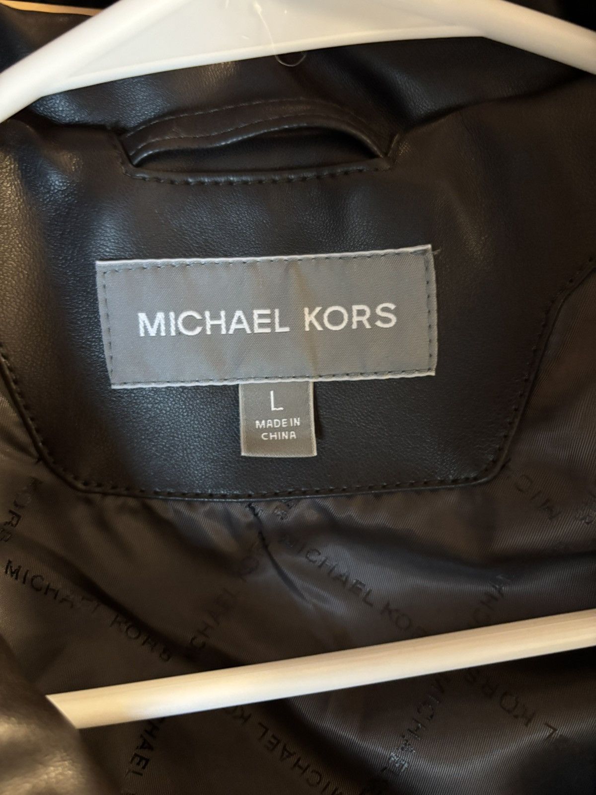 Michael Kors MOCHA LEATHER JACKET Size US L / EU 52-54 / 3 - 3 Thumbnail