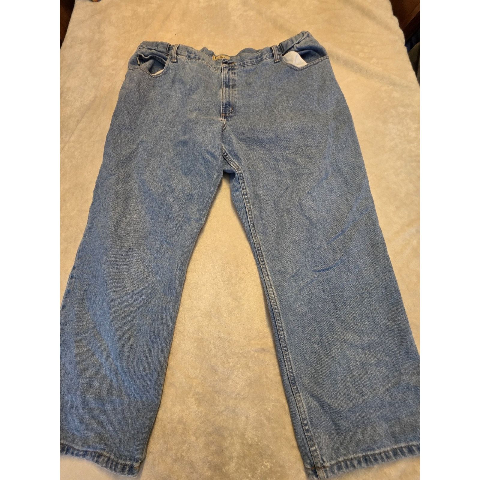 L.L. Bean LL Bean Men's Size 46x29 Comfort Waist 100% Cotton Blue Jean Size US 44 / EU 60 - 1 Thumbnail