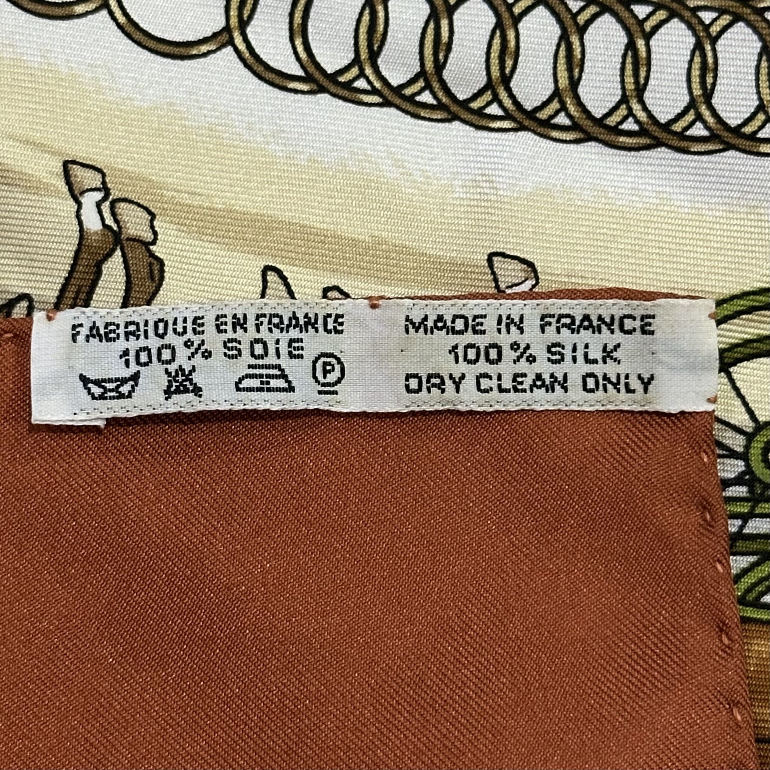 Hermes Grailed🔥 Hermes La Promenade De Longchamps 100% Silk Scarf Size ONE SIZE - 9 Thumbnail