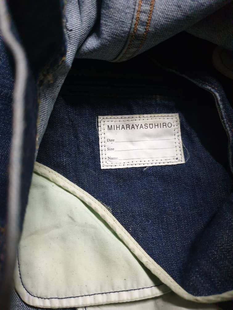Maison MIHARA YASUHIRO 💥Miharayasuhiro Japanese brand harajuku denim jacket Size US S / EU 44-46 / 1 - 2 Thumbnail