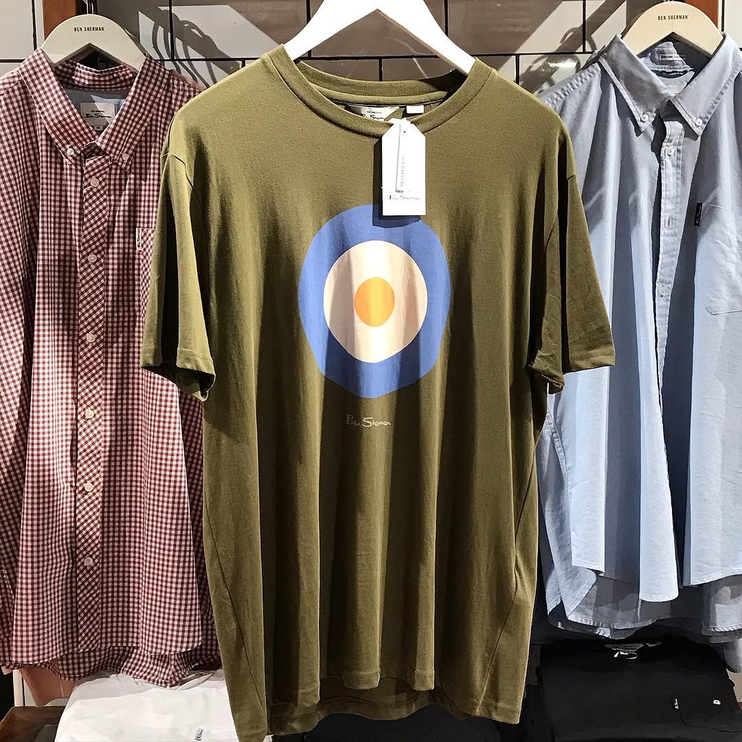Ben Sherman × Hysteric Glamour Ben Sherman Signature Mod Target T-shirt in Camouflage Green Size US L / EU 52-54 / 3 - 1 Thumbnail