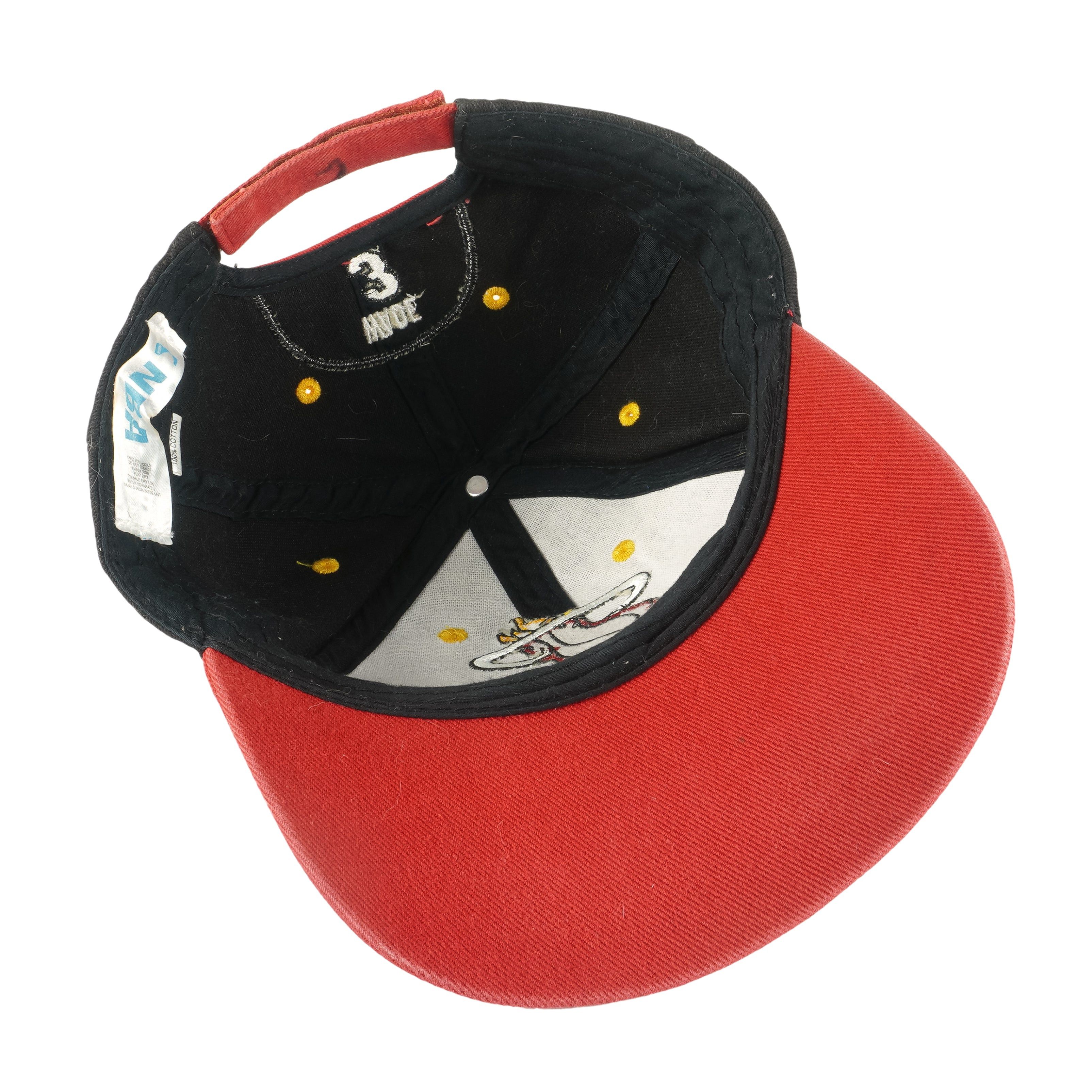 NBA Miami Heat Basketball Wade 3 Strap back Hat 1990s Size ONE SIZE - 5 Thumbnail