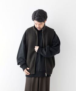 Stein stein - OVERSIZED DRIVERS KNIT ZIP VEST Size US M / EU 48-50 / 2 - 3 Thumbnail