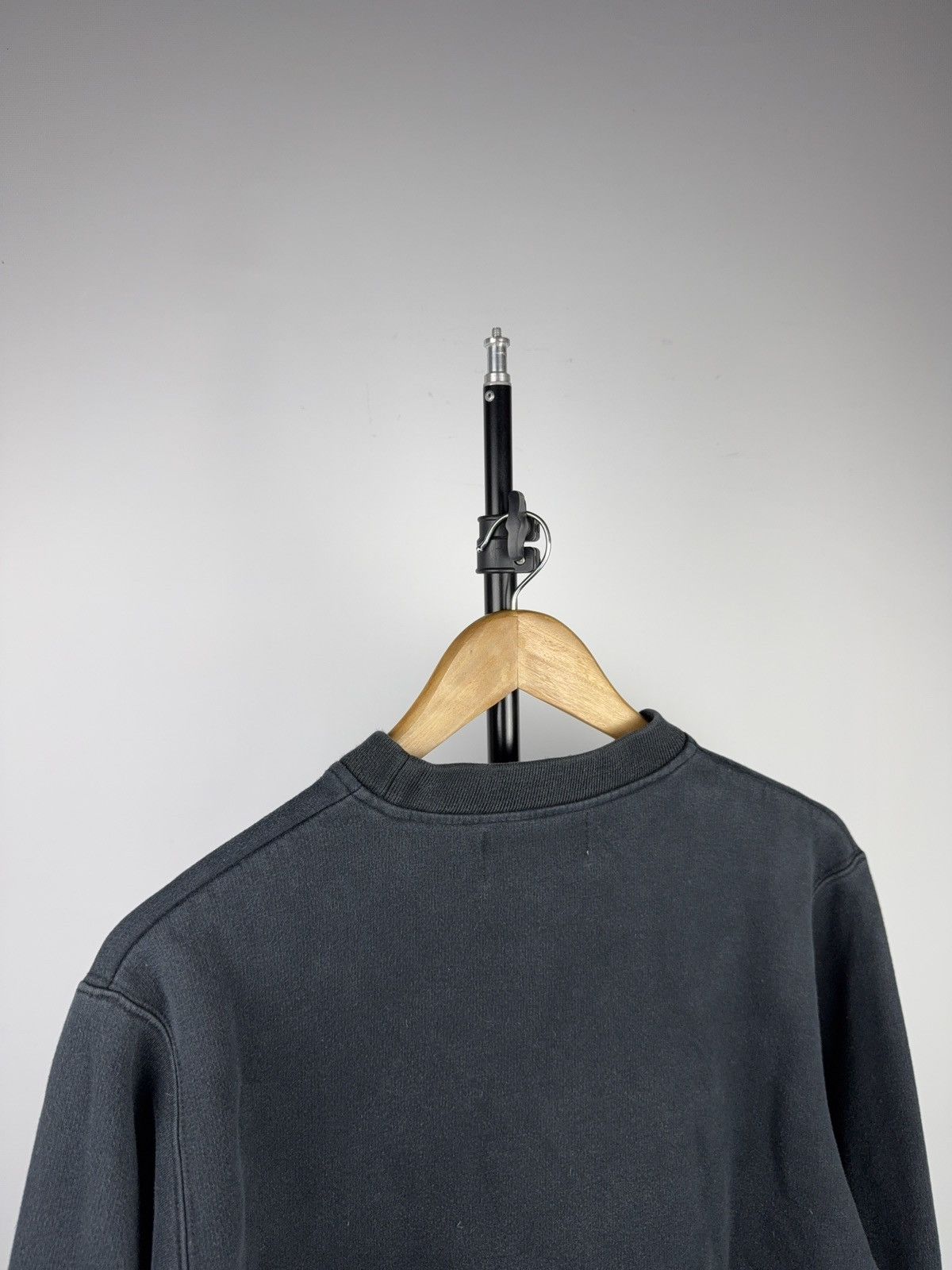 Kappa 90s Kappa Faded Black Big Logo Sweatshirt Vintage Style M Size US M / EU 48-50 / 2 - 12 Thumbnail