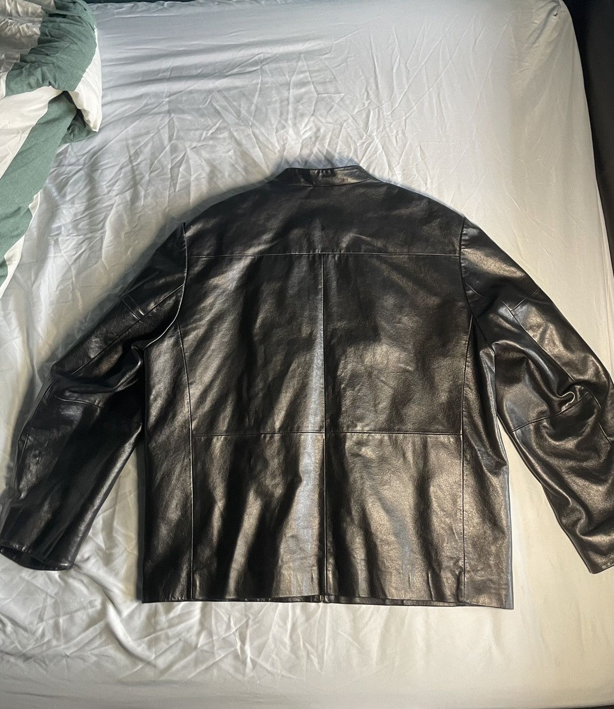 Other Black steel Leather Jacket Size US XL / EU 56 / 4 - 2 Thumbnail