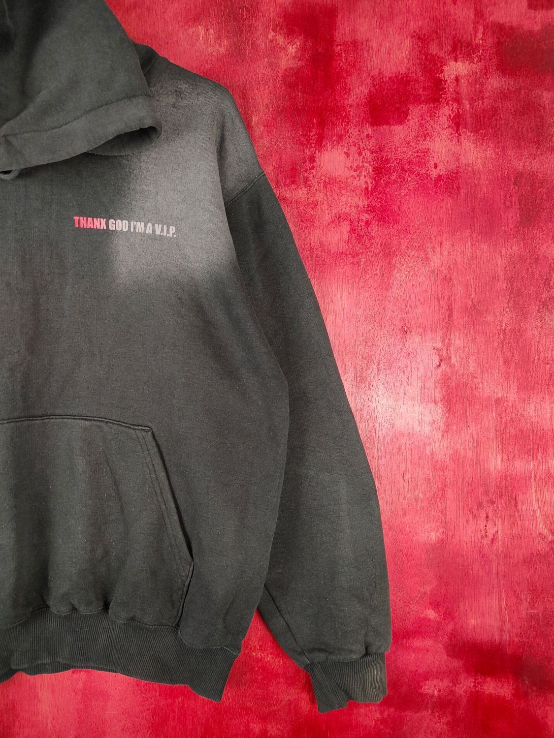 Vintage DL Thx-Thanx God I'm a V.I.P Hoodie Sweater #5423 Size US M / EU 48-50 / 2 - 8 Thumbnail