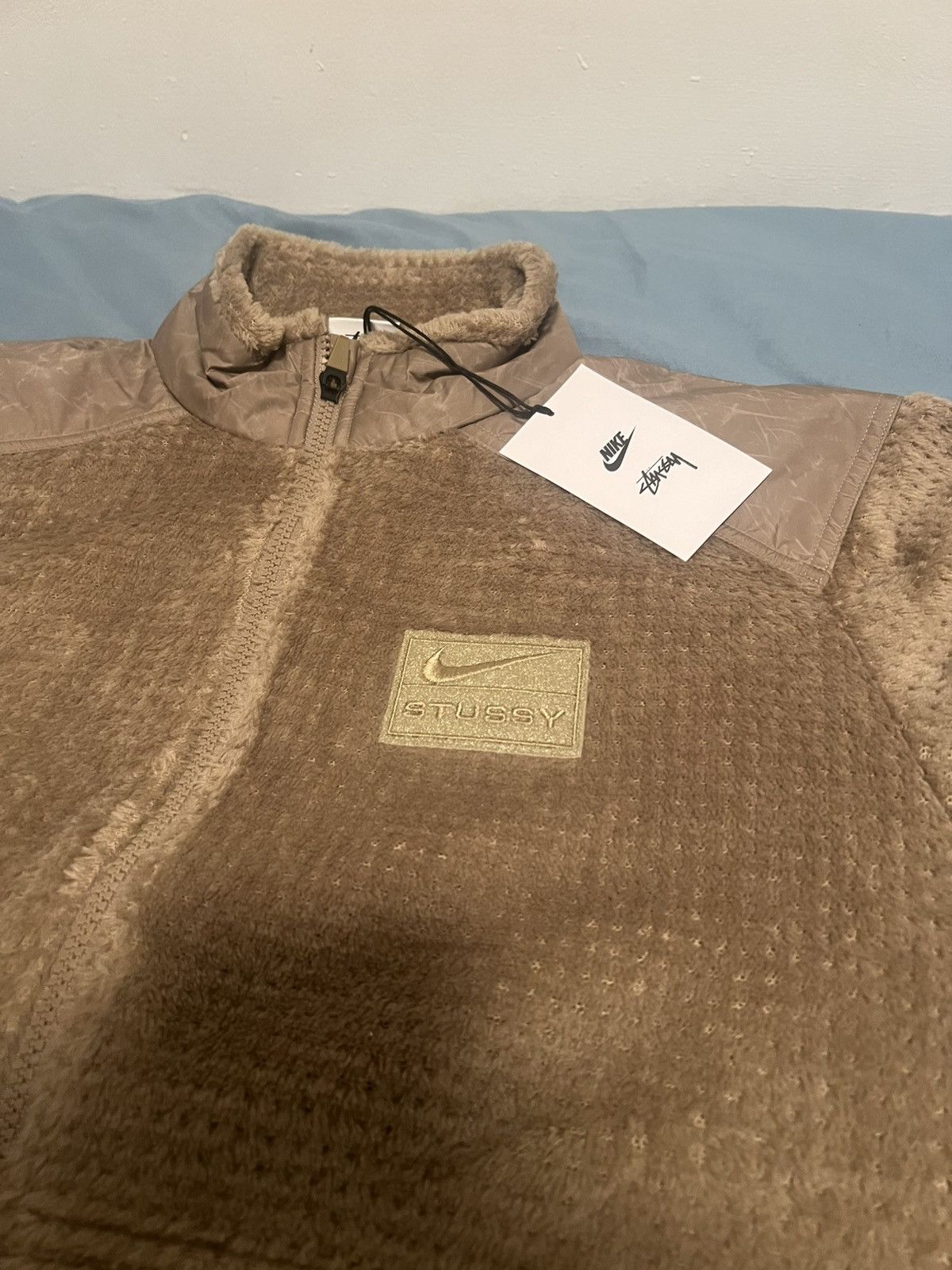 Nike × Stussy Stussy Nike Full Zip Up Fleece Size Medium Size US M / EU 48-50 / 2 - 3 Thumbnail