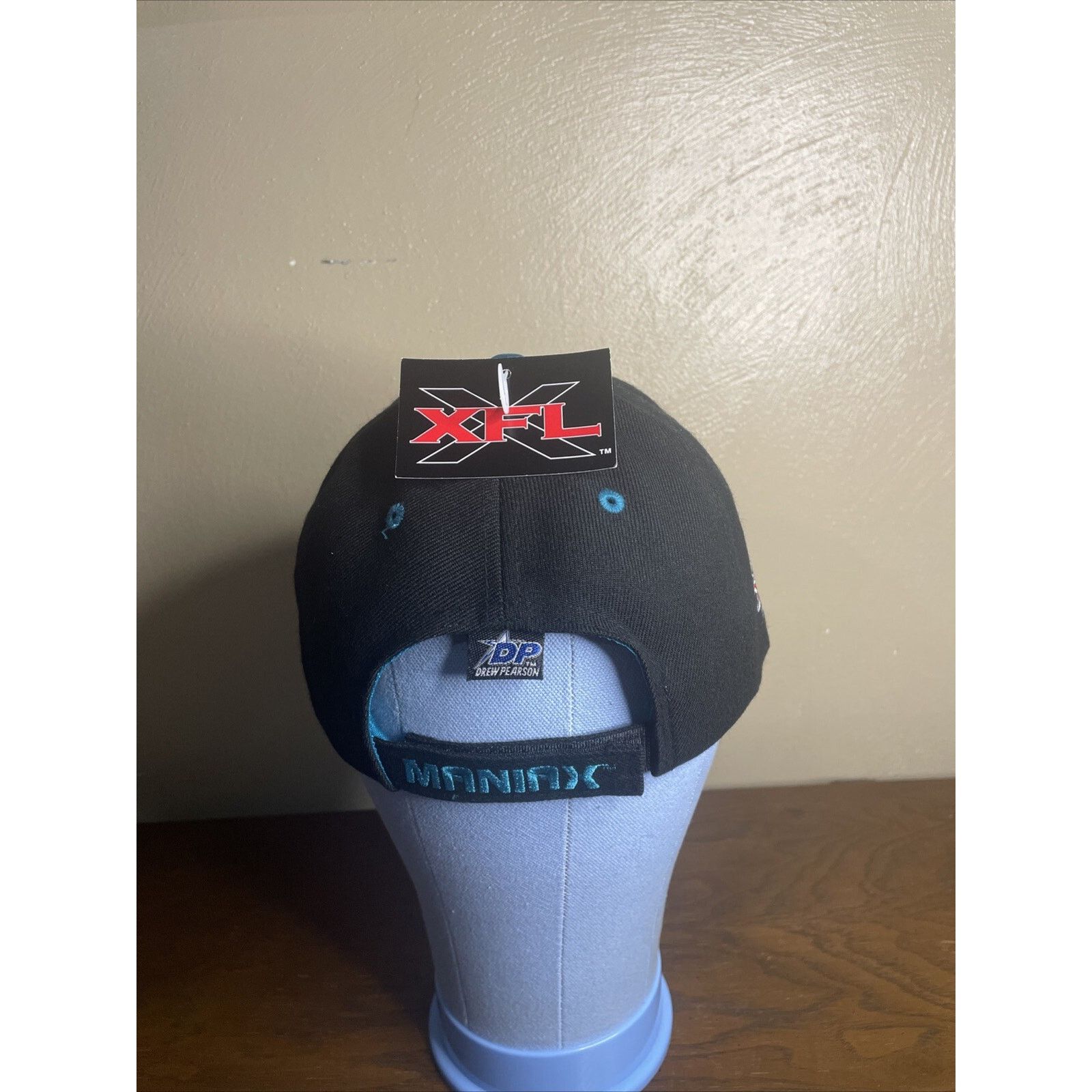 Drew Pearson Vintage XFL Hat Maniax Logo Drew Pearson Strap Back NWT Size ONE SIZE - 4 Thumbnail