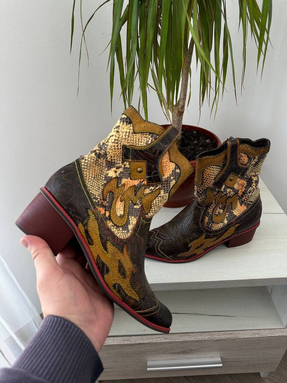 Japanese Brand × Vintage Vintage Japanese Laura Vita Cowboy Boots Size US 9 / IT 39 - 3 Thumbnail