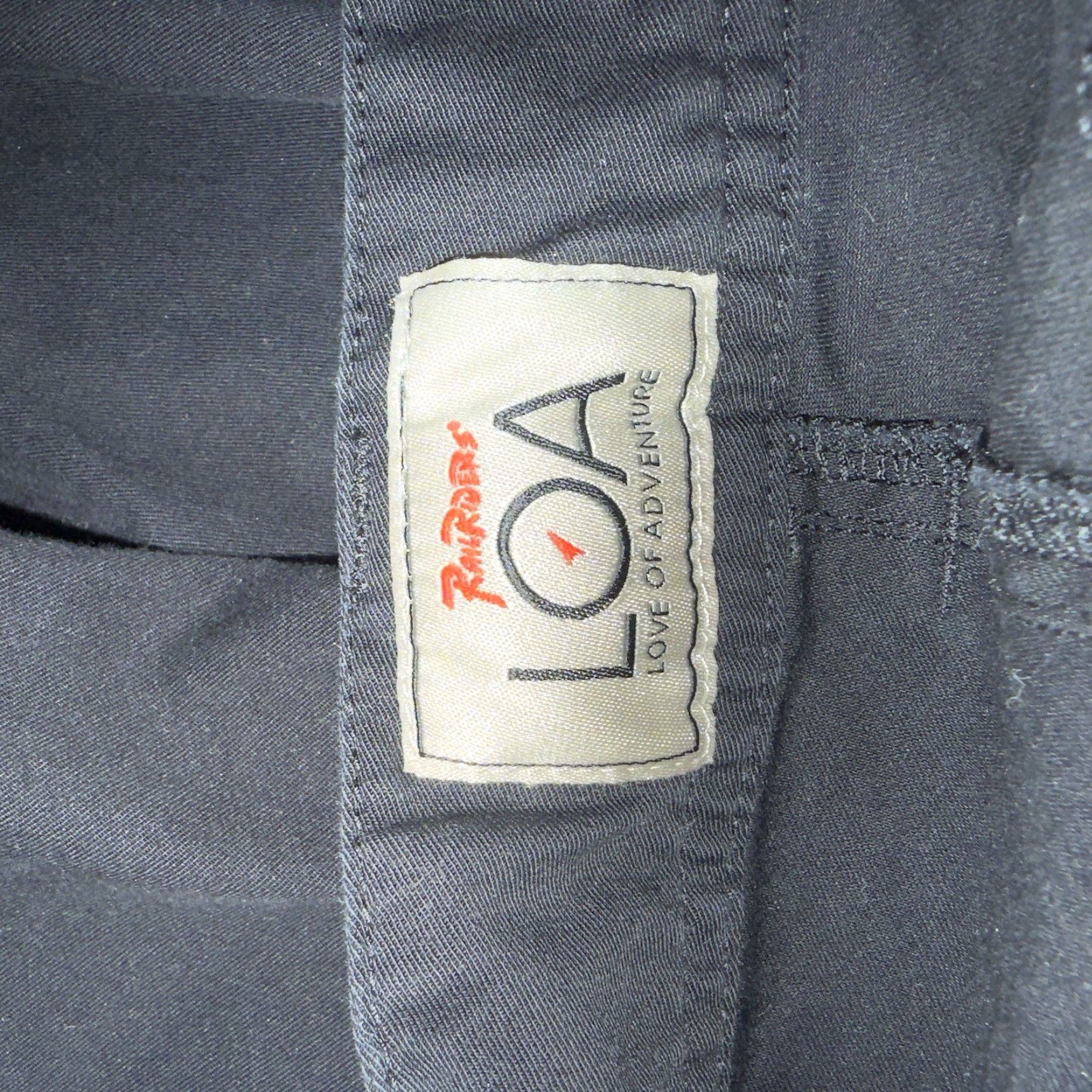 Vintage Rail Riders Pants Cargo Cotton Blend Black Mens 36x30 Regular Inseam 30 Size US 36 / EU 52 - 4 Thumbnail