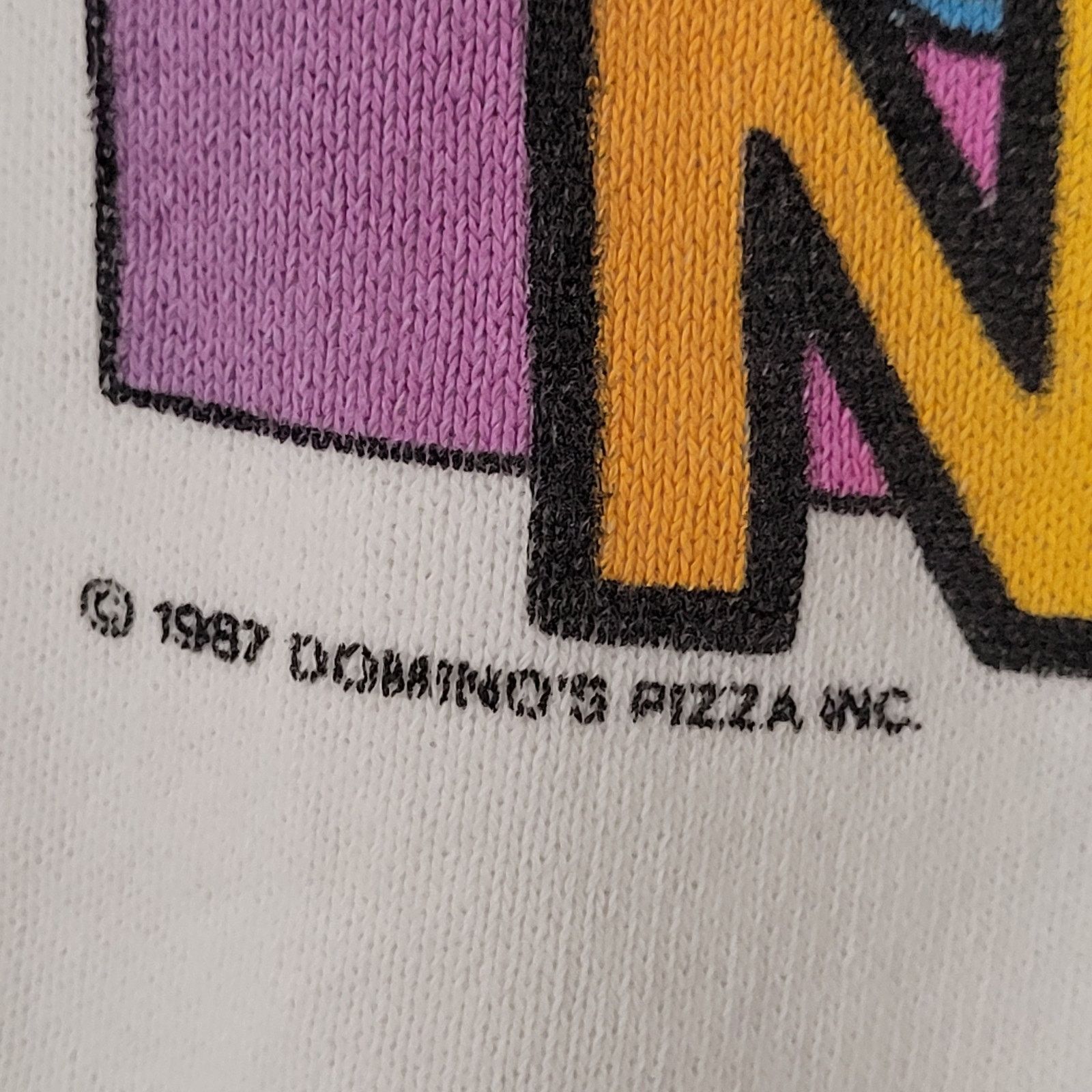 Fruit Of The Loom Vintage 1987 Funny Noid Sweatshirt Womens XL 22x22 White Size XL / US 12-14 / IT 48-50 - 15 Thumbnail