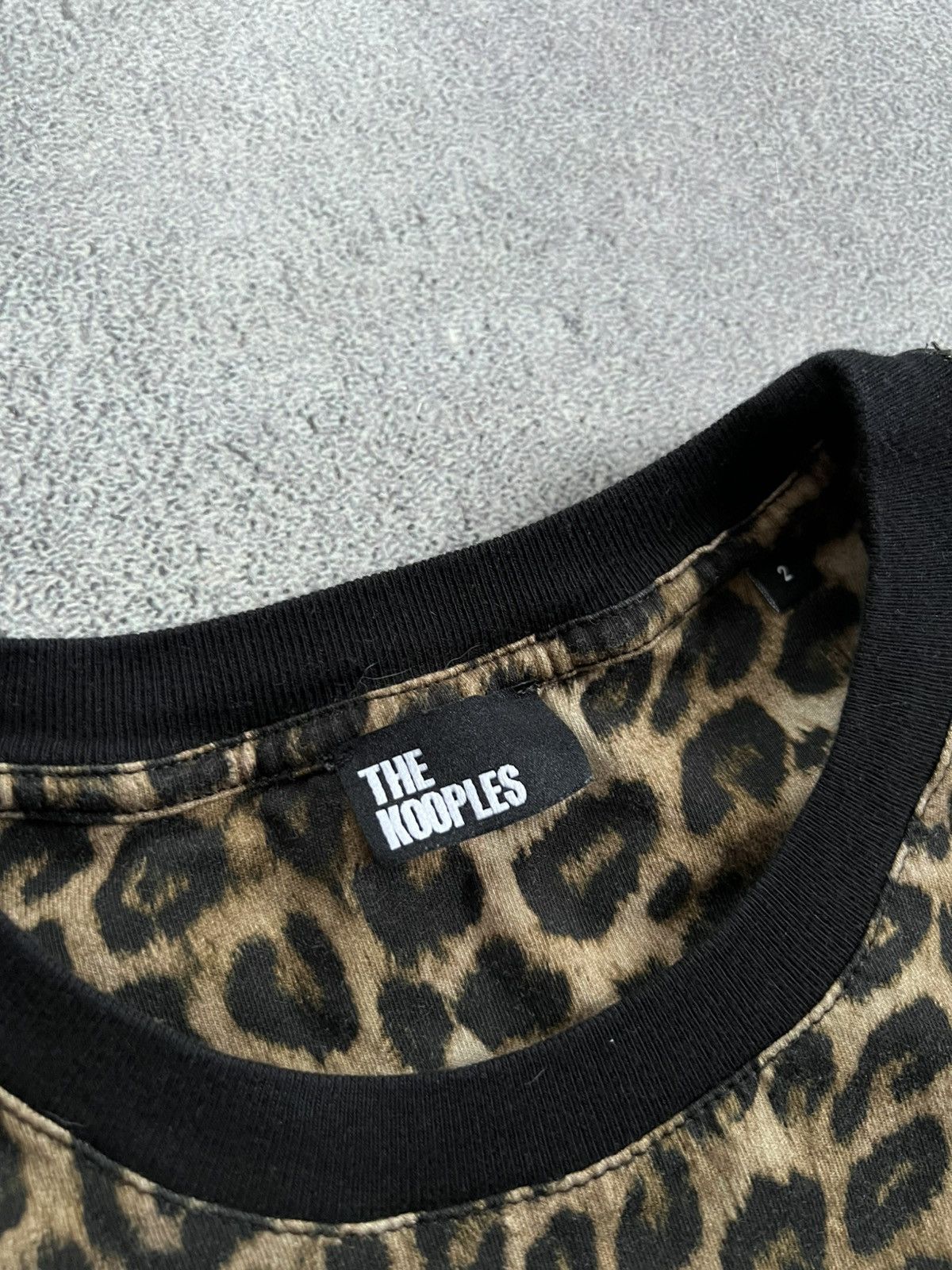 The Kooples The Kooples Women’s Leopard Print T-Shirt Size 2 Animal Tee Size XS / US 0-2 / IT 36-38 - 5 Thumbnail