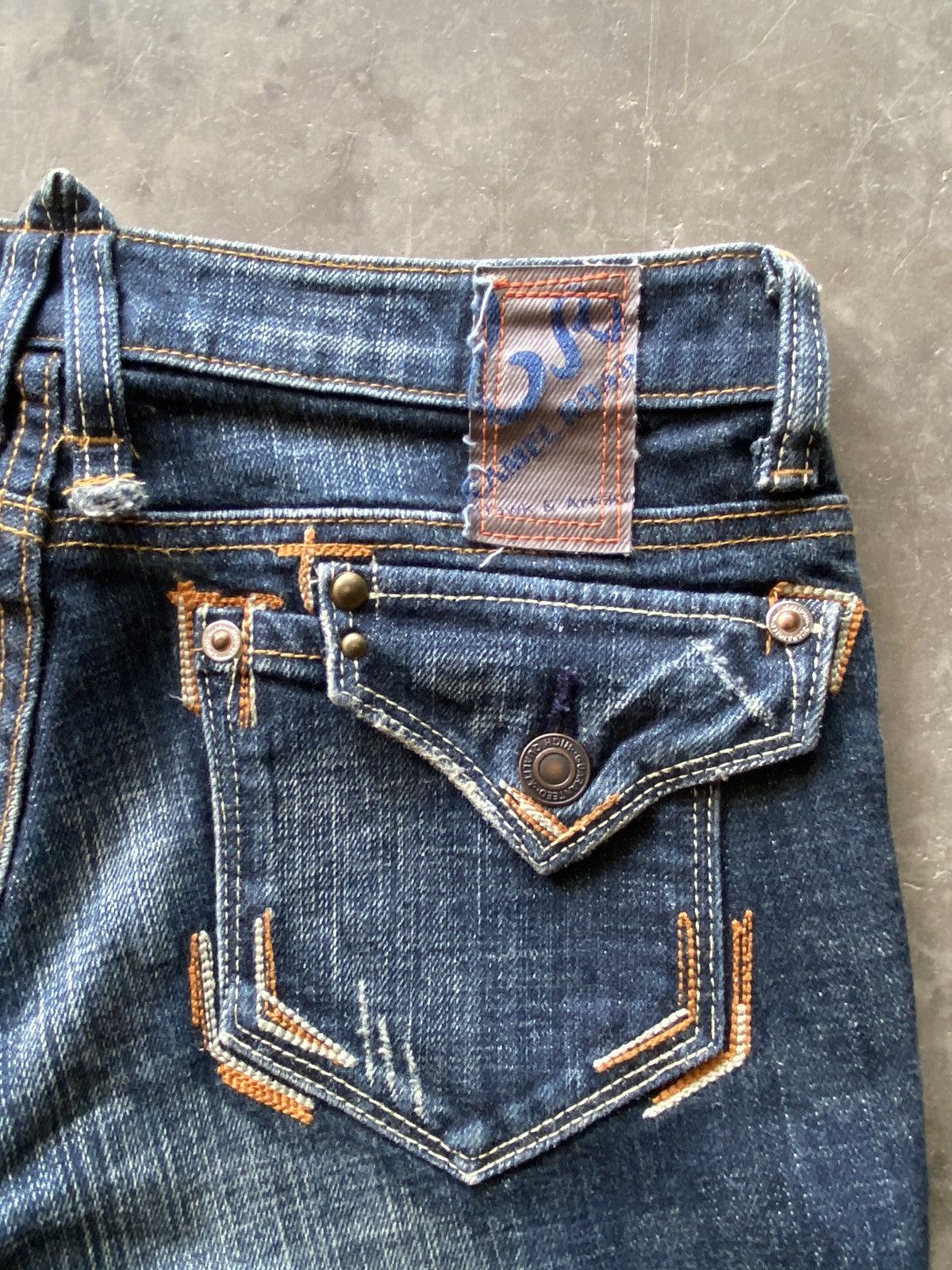 Hysteric Glamour × Japanese Brand Flare Jeans Japanese Camel Road Boot Cut Size 28" / US 6 / IT 42 - 6 Thumbnail