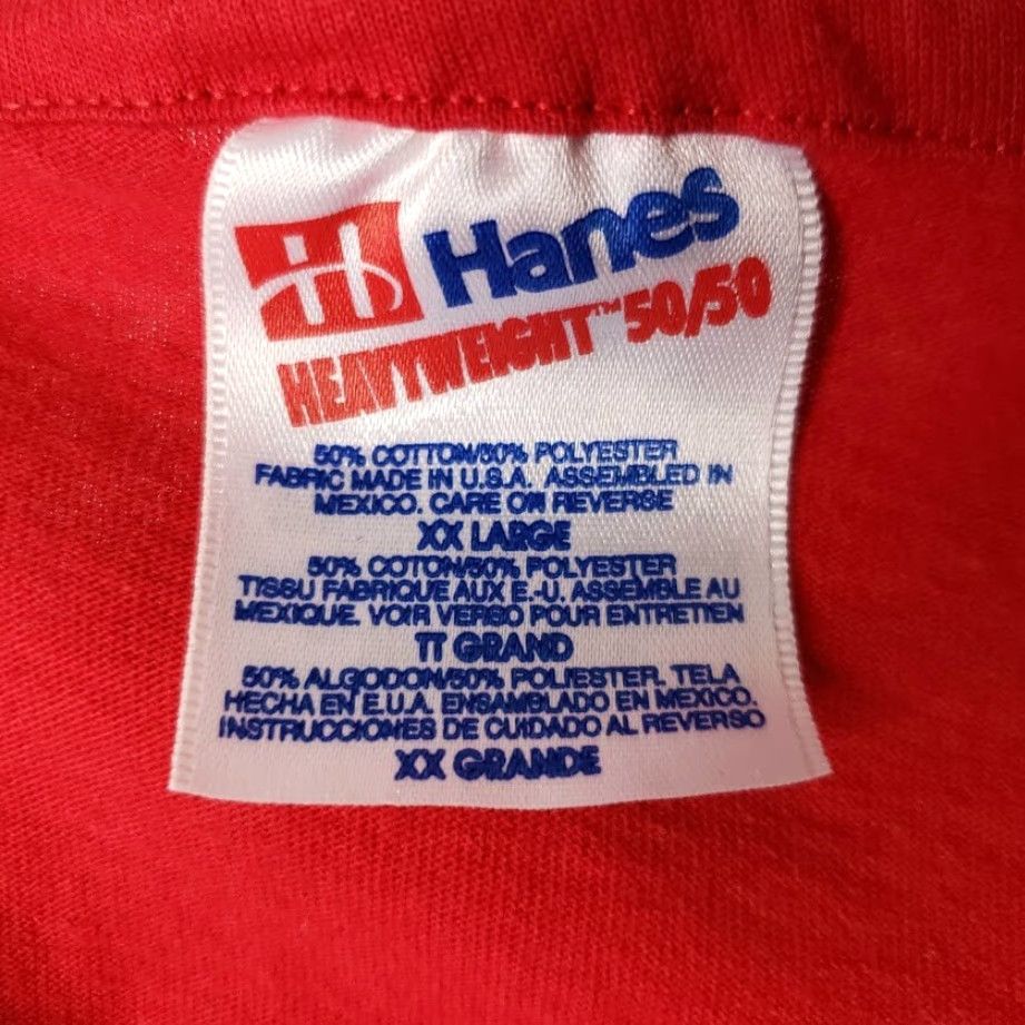 Hanes VINTAGE Hanes Las Vegas Softball T Shirt Mens 2XL Red 90s 1995 Champions Mens Size US XXL / EU 58 / 5 - 6 Thumbnail