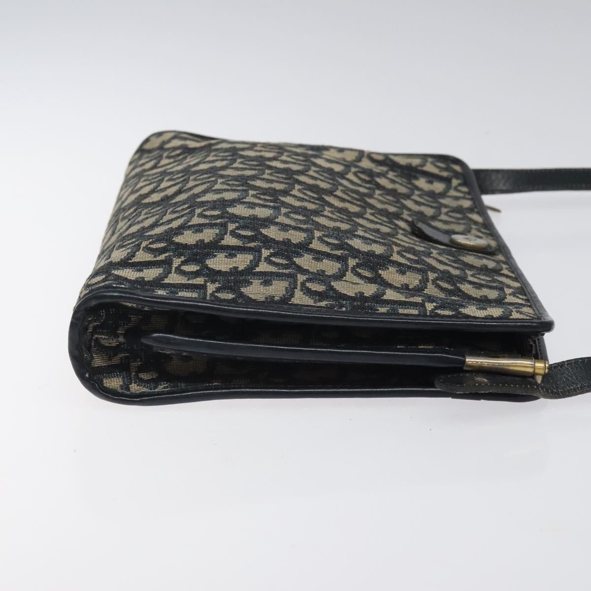 Dior DIOR Trotter Canvas Shoulder Bag Navy Size ONE SIZE - 4 Thumbnail