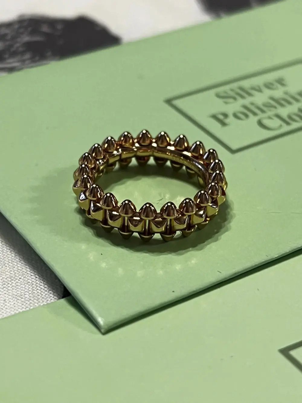 Jewelry × Sterling Silver Rose Gold Color 925 Sterling Silver Ring ( Size 5 to 11) Size ONE SIZE - 2 Thumbnail