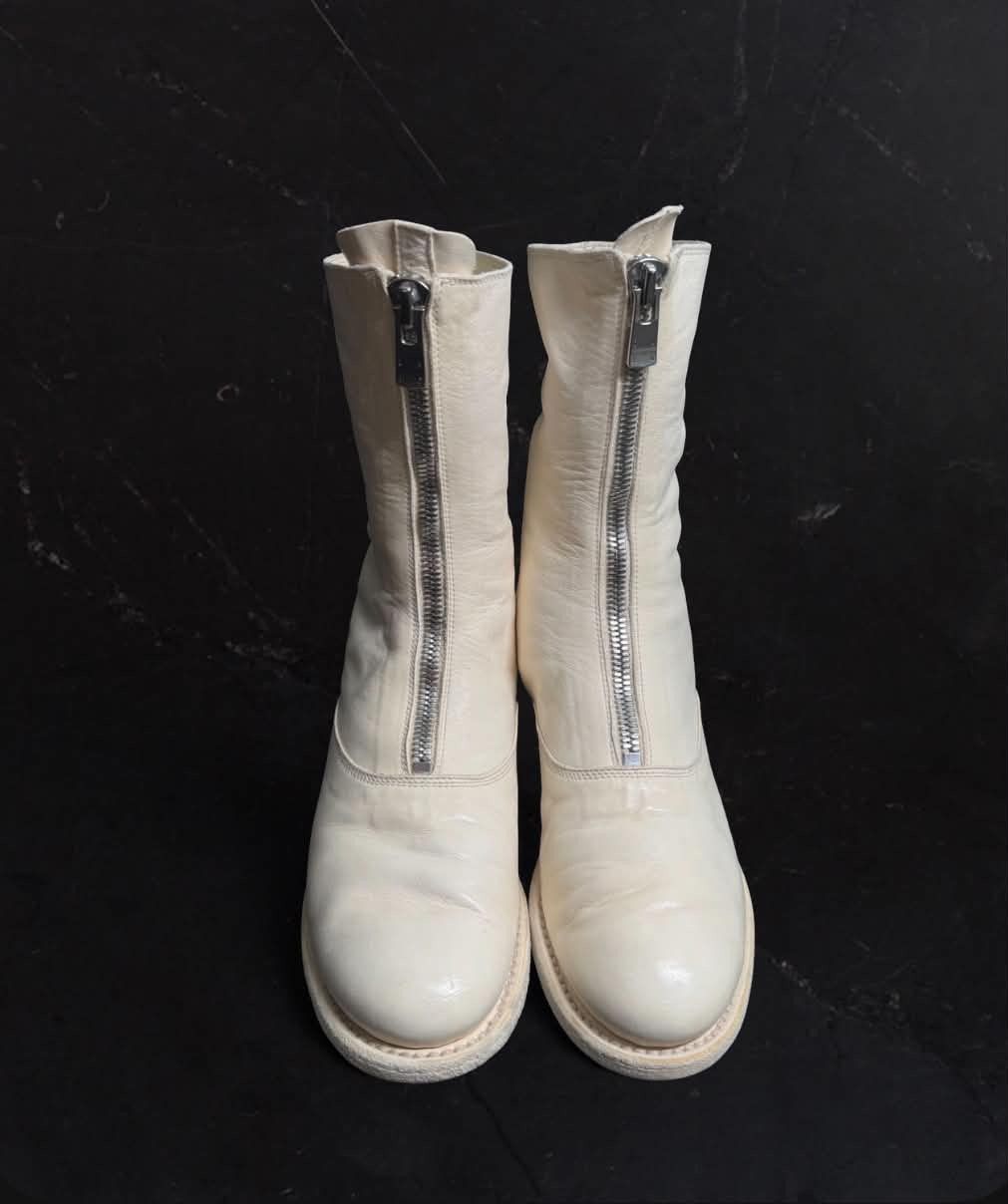 Guidi 210 Guidi — Cream Front zip Size US 5.5 / IT 35.5 - 2 Thumbnail