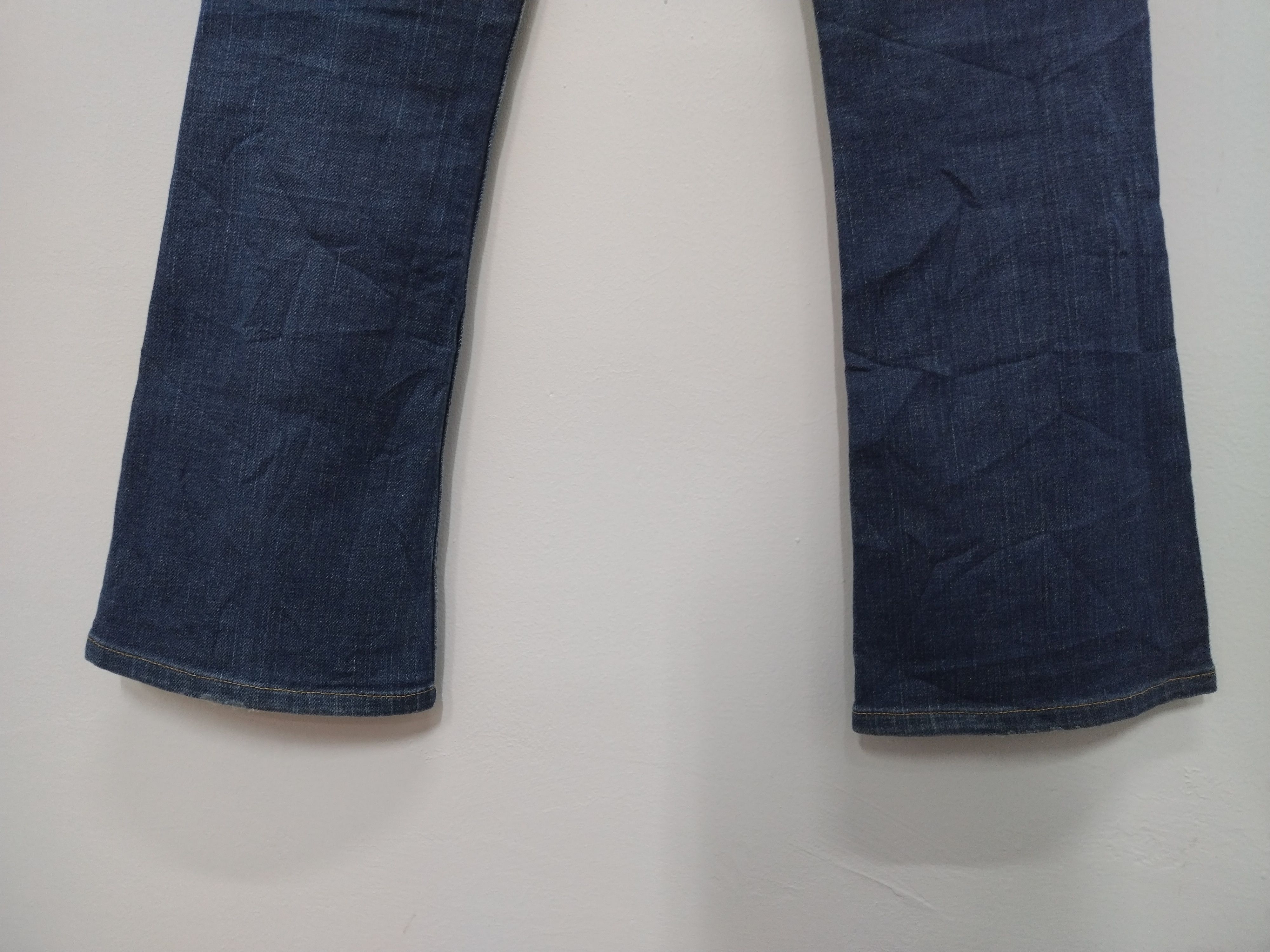 Edwin × Japanese Brand × Seditionaries 💥Crazy nice flared & design Vienus Jeans Elegance by Edwin Size 29" - 18 Thumbnail