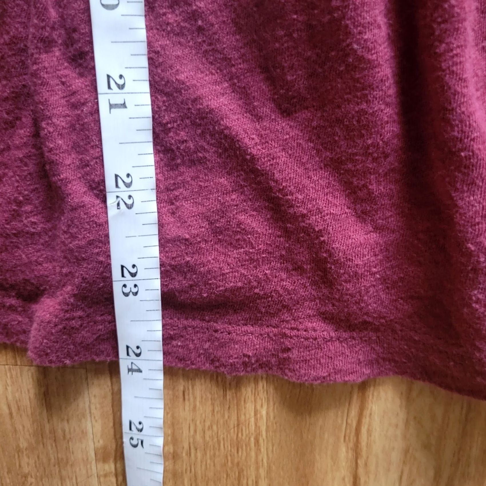 Anthropologie VINTAGE Anthropologie Deletta Shirt Womens Medium Red Cranberry Ruffle Neckline Cottage Size M / US 6-8 / IT 42-44 - 7 Thumbnail