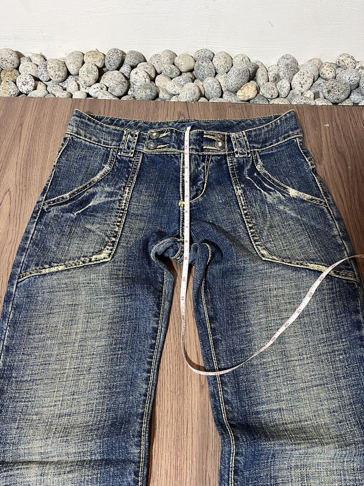 20471120 × If Six Was Nine × Japanese Brand The Bonaventure Vintage fatigue flare mudwash jeans Size US 30 / EU 46 - 15 Thumbnail