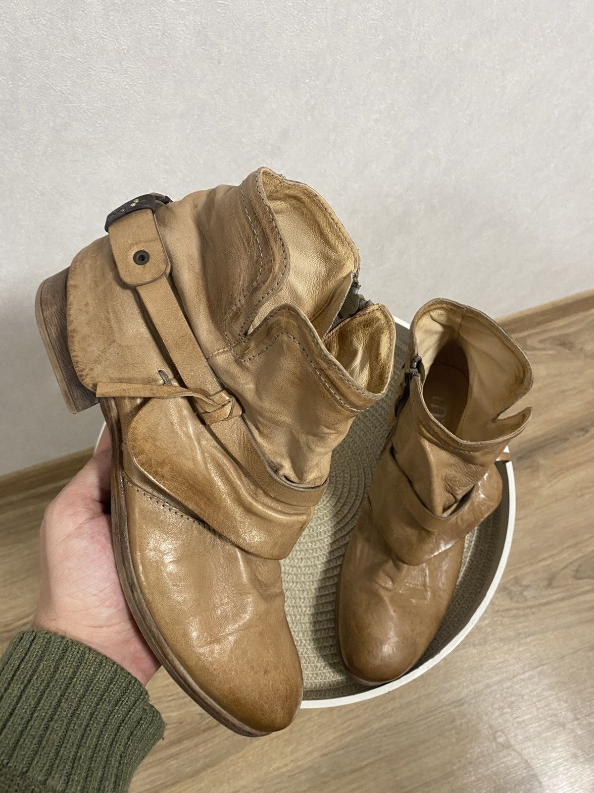 Other Vintage MJUS Avantgarde Y2K Grange A.S.98 Style Boots ASH Size US 8 / EU 41 - 1 Thumbnail