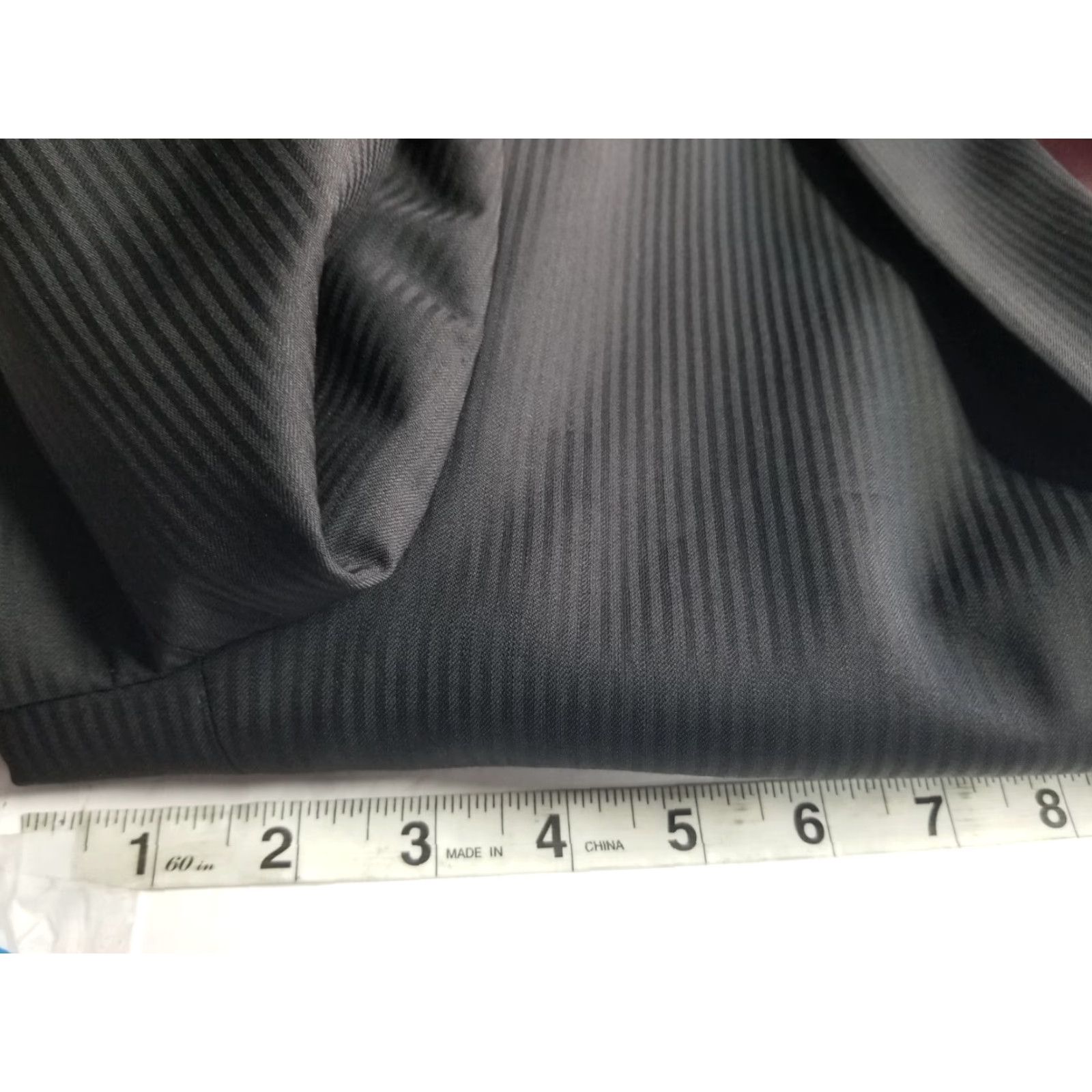 Express Express Blazer / Wool Blend / Black / 40R / Two Button / Pockets / Men’s Suit Jacket / 2 Piece / Business Casual / Striped / Regular Mens Size 40R - 3 Thumbnail