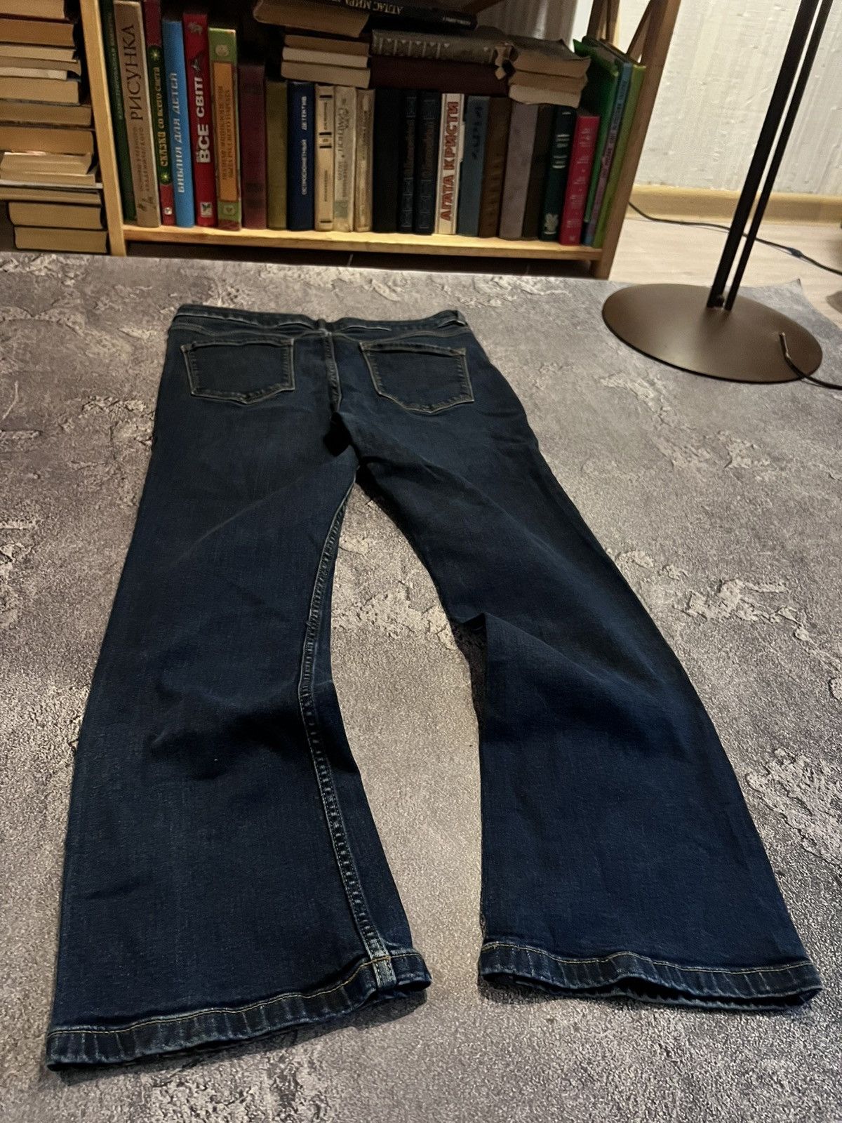Japanese Brand Y2K Archive Flared Jean / Darkwear Avan-Garde Drip 00s Size US 33 - 2 Thumbnail