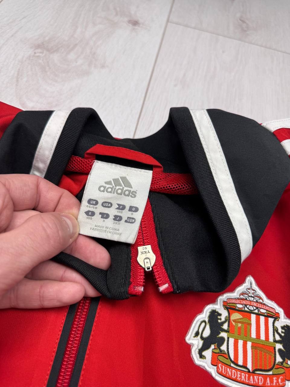 Adidas × Vintage Vintage Adidas Sunderland Training Tracksuit Top 2012 Size US XL / EU 56 / 4 - 13 Thumbnail