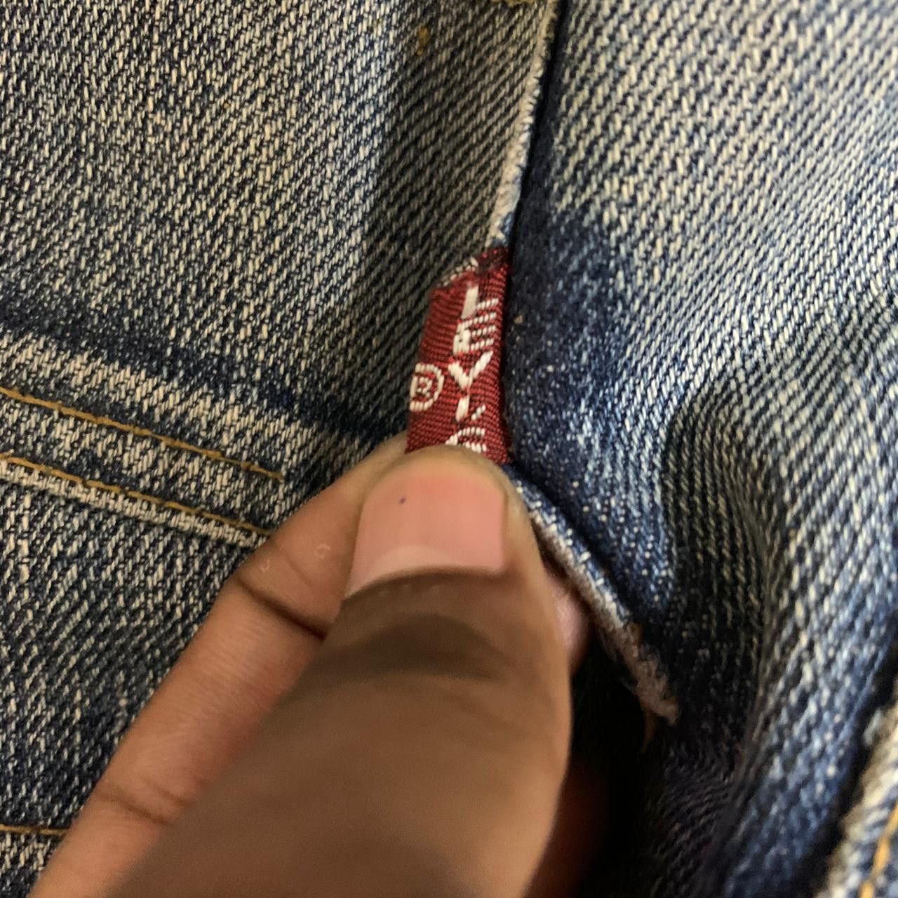 Vintage vintage y2k levis selvage inspired denim Size US 32 / EU 48 - 5 Thumbnail