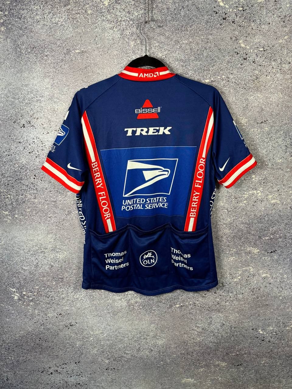 Bicycle × Nike × Vintage Nike Cycling US Jersey 2004 Trek Tour De France T Weisel Size US XL / EU 56 / 4 - 9 Thumbnail