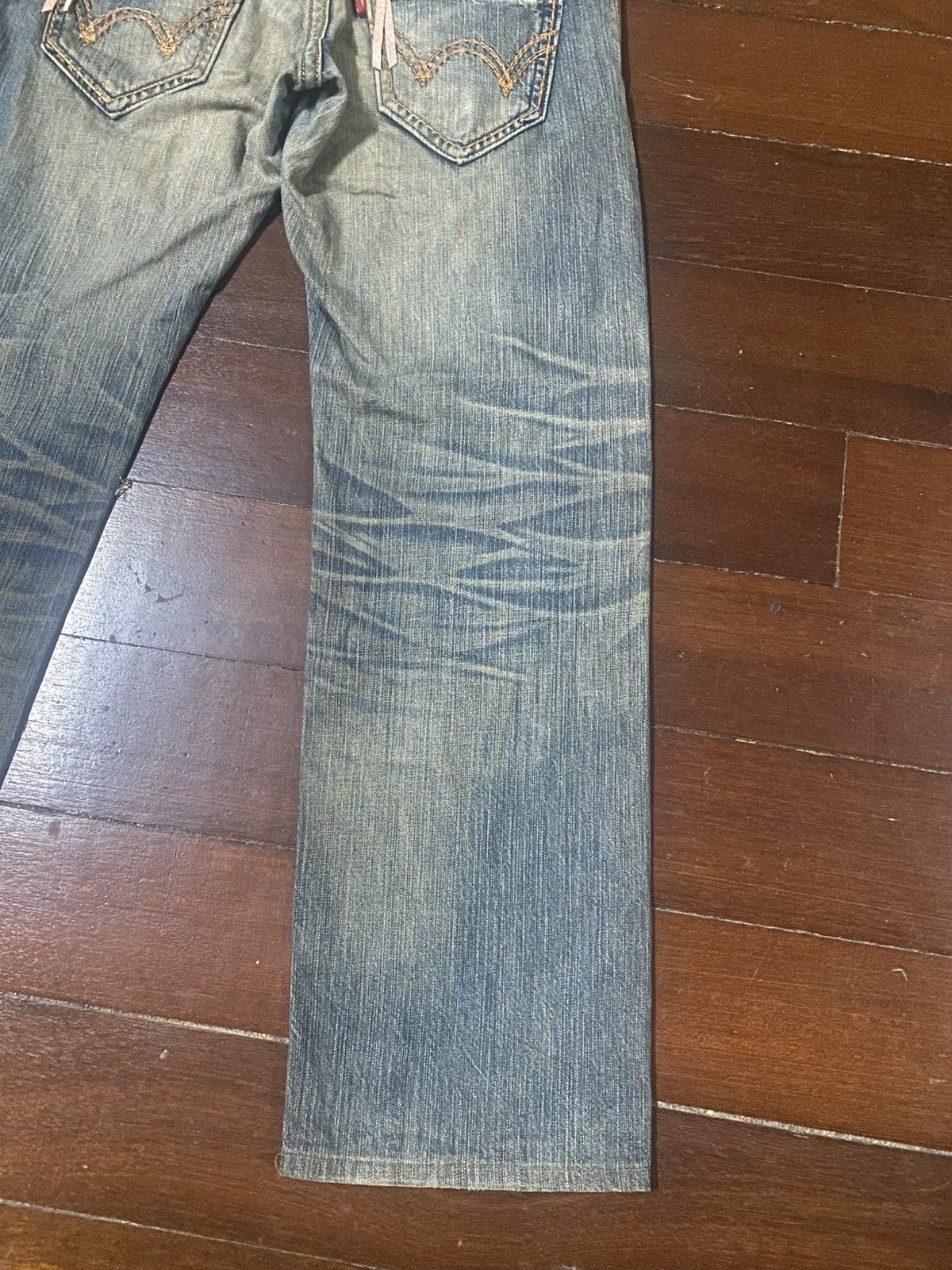 Edwin Edwin exclusive vintage mud wash flare rusty distressed Size US 33 - 14 Thumbnail
