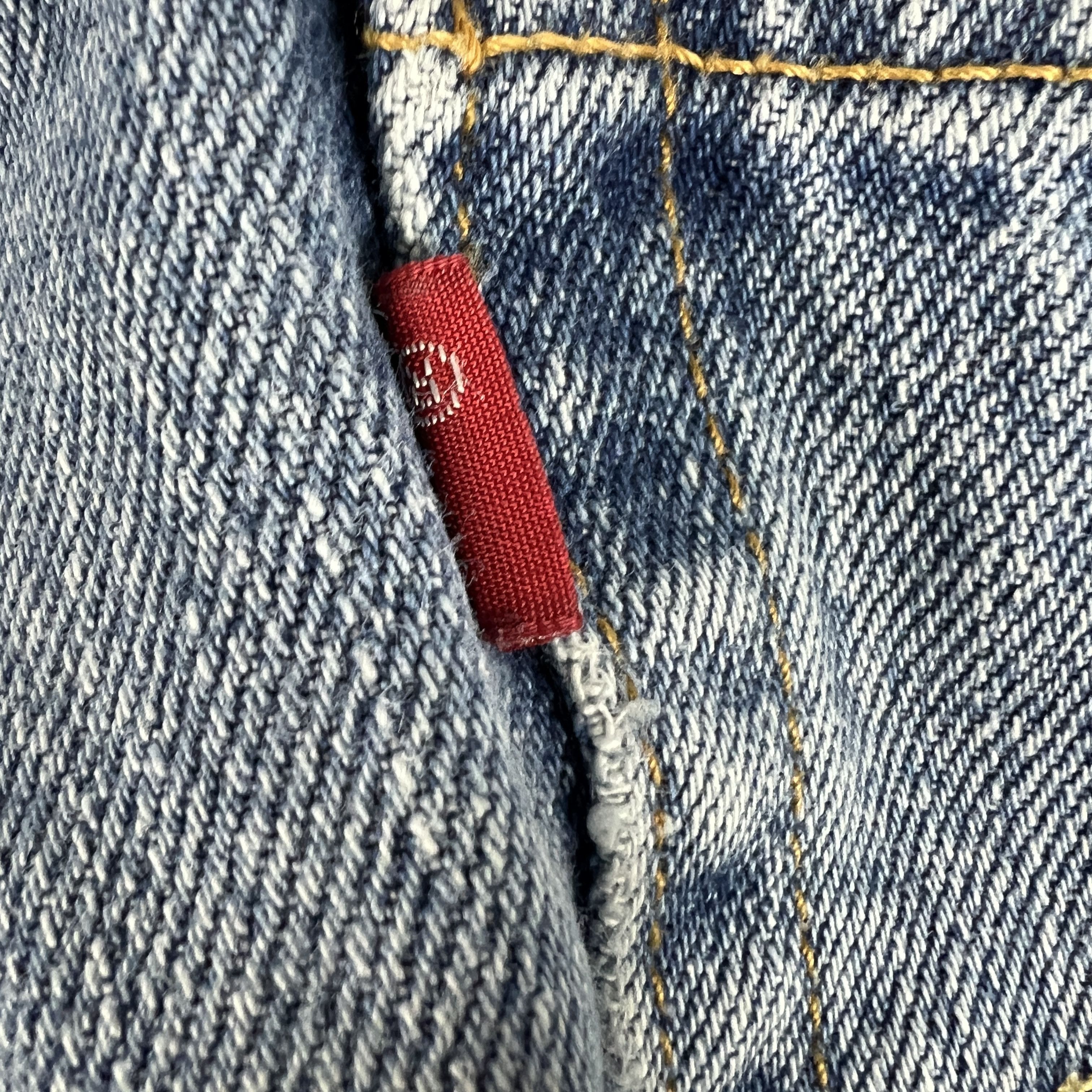 Levi's × Vintage Y2K Levi's Jeans 505 Straight Blue Faded Cotton Denim Size US 34 / EU 50 - 14 Thumbnail