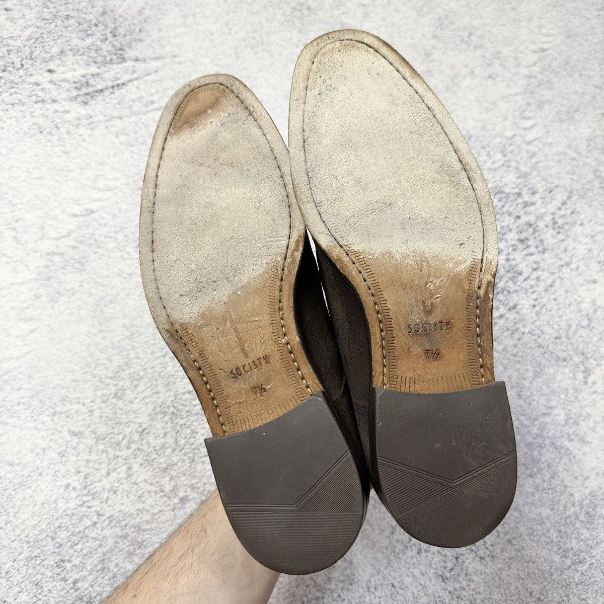 Designer Soci3ty Brown Suede Double Monks US8.5 UK7.5 EU41.5 Size US 8.5 / EU 41-42 - 10 Thumbnail