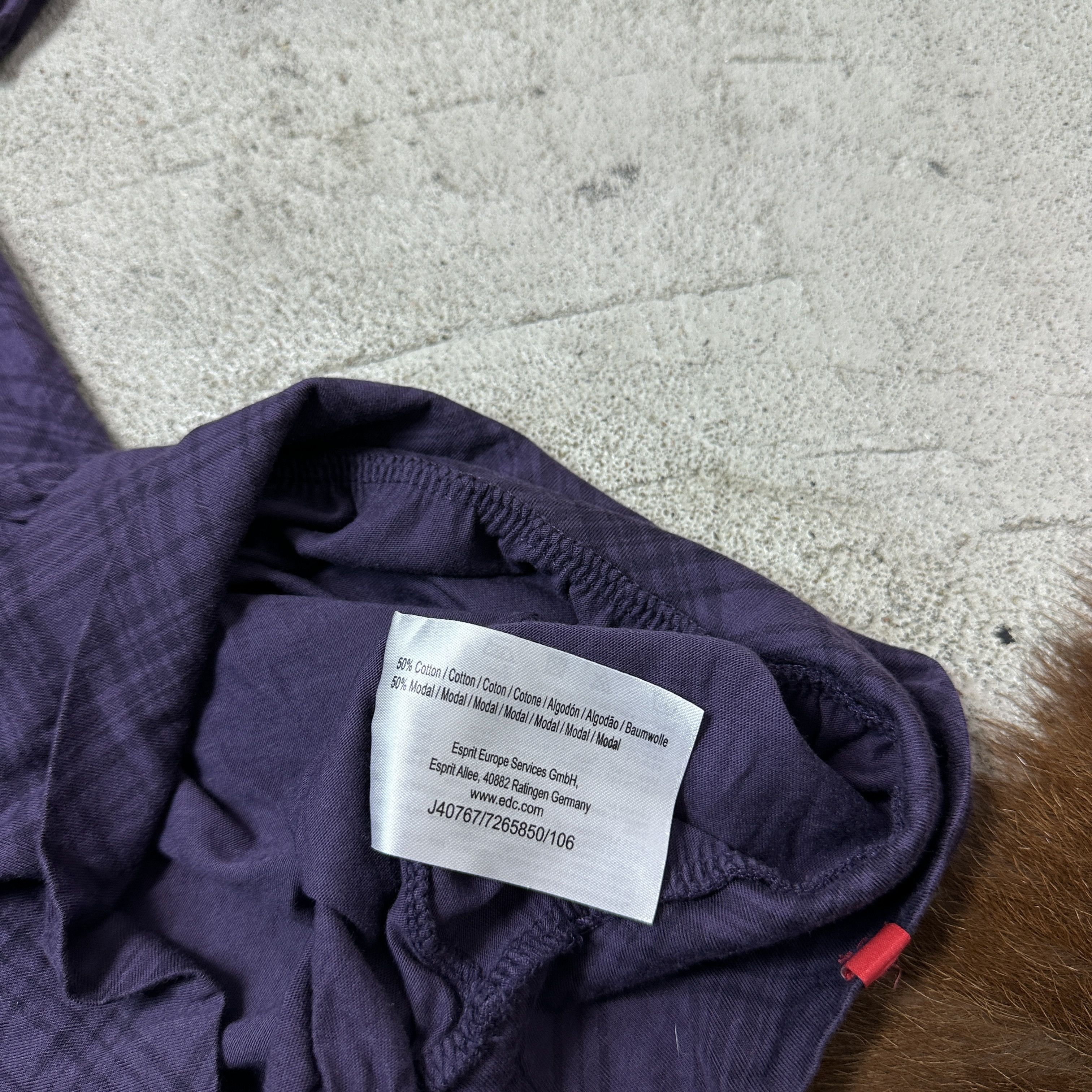 Vintage Vintage Turtleneck Striped Bubble Mini Purple Dress Y2K Size M / US 6-8 / IT 42-44 - 4 Thumbnail