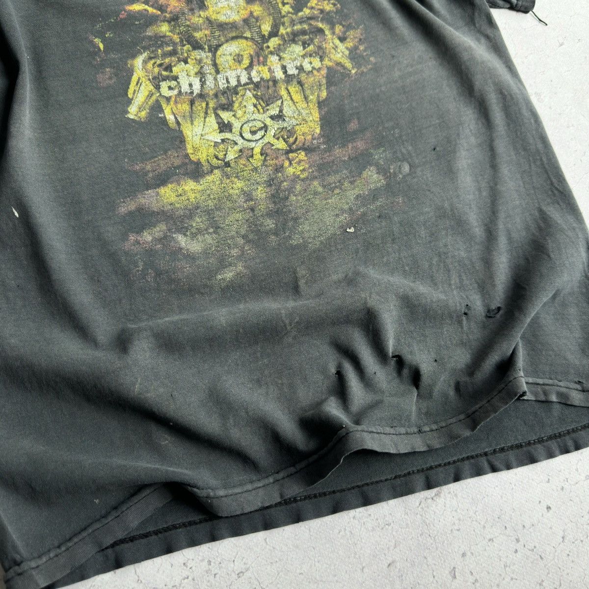 Band Tees Vintage 2000’s Chimaira Black Heavy Metal Faded Tee Size US L / EU 52-54 / 3 - 7 Thumbnail