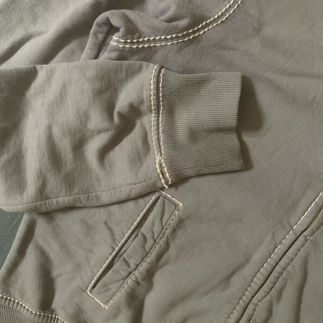 True Religion × Vintage True Religion Track Sweat Zip Up, Size L Size US L / EU 52-54 / 3 - 5 Thumbnail