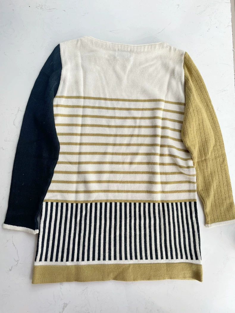 Jean Paul Gaultier Jean Paul Gaultier Mid-length striped sweater 2504-Nextarro Size S / US 4 / IT 40 - 7 Thumbnail