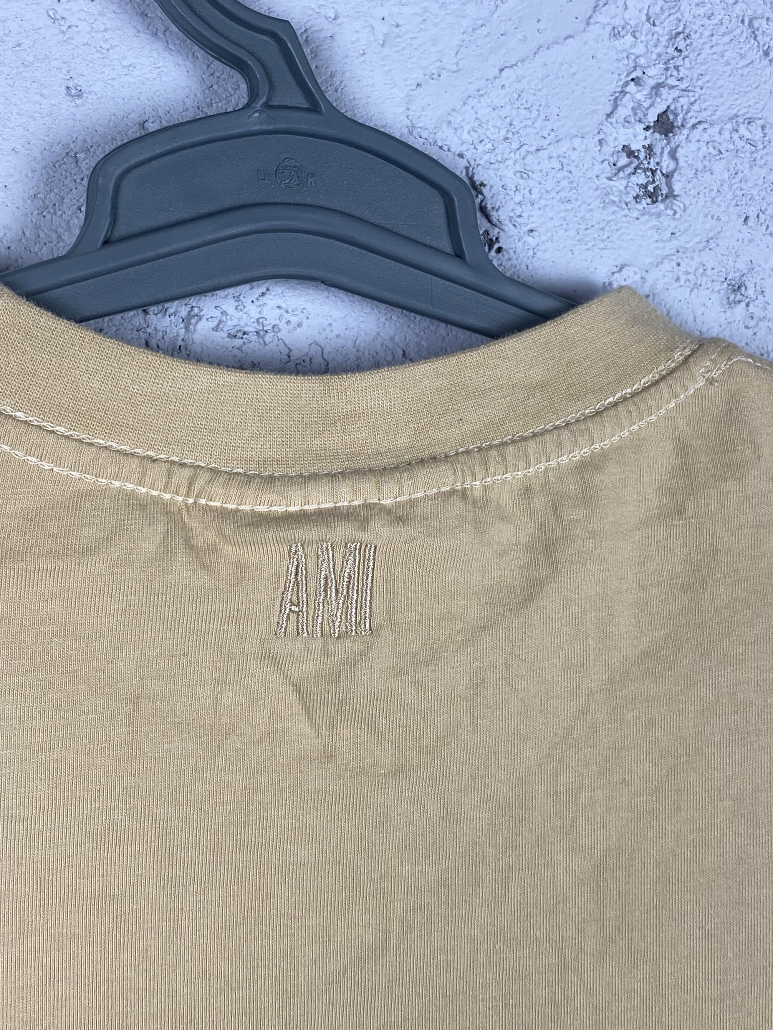 AMI AMI ALEXANDRE MATTIUSSI Sand T-Shirt M Size US M / EU 48-50 / 2 - 7 Thumbnail