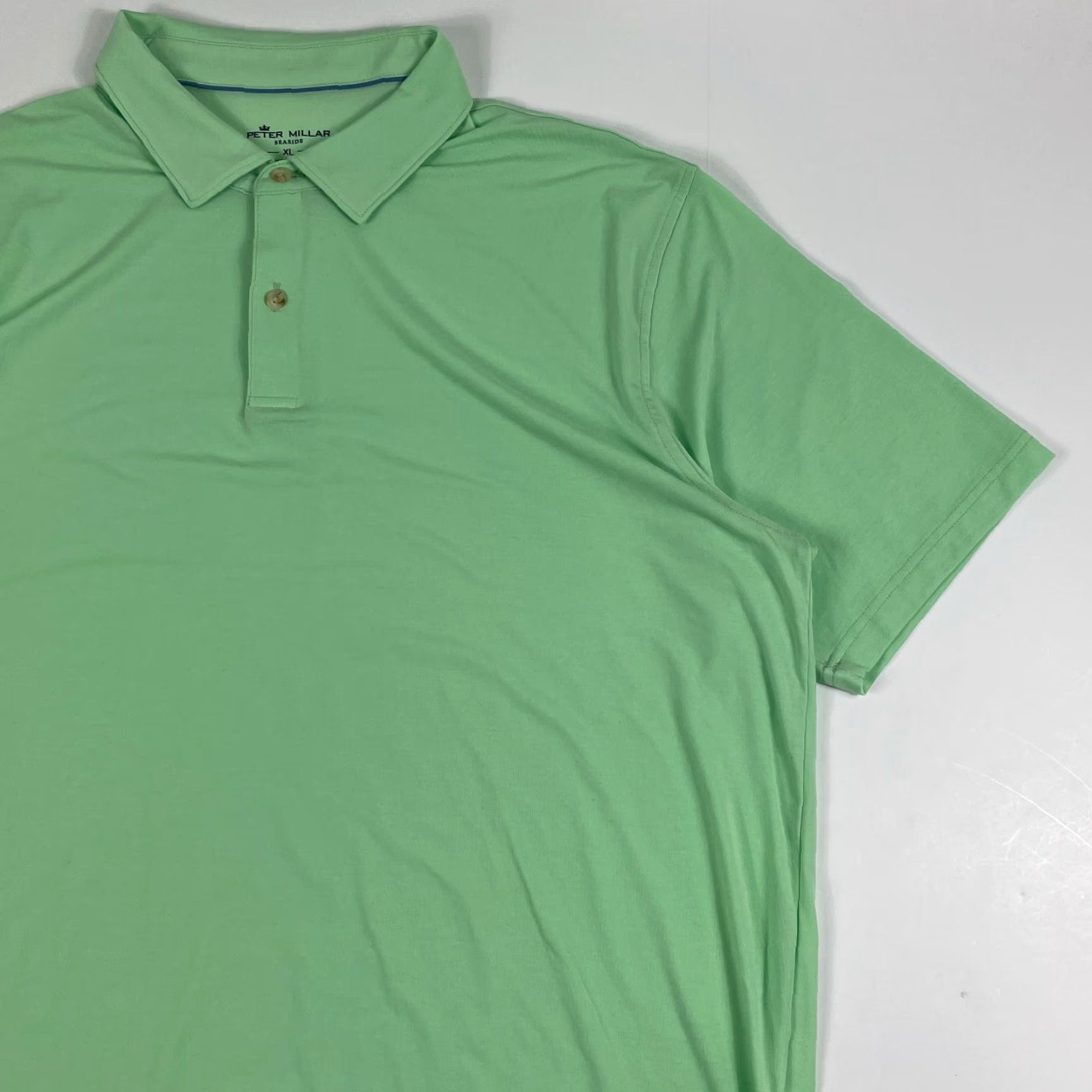 Peter Millar VINTAGE Peter Millar Polo Shirt Mens XL Green Seaside Golf Short Sleeve Polo Mens XL Green Seaside Golf Short Sleeve Size US XL / EU 56 / 4 - 3 Thumbnail
