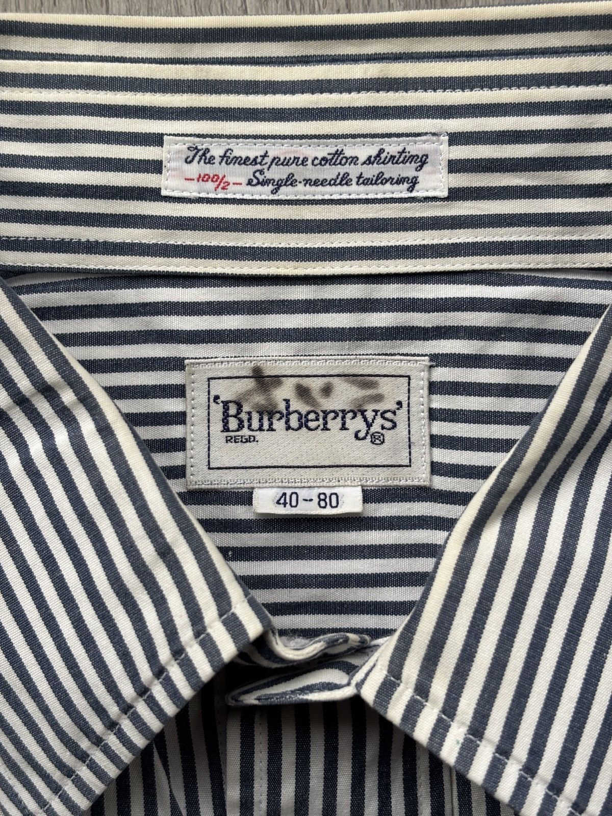 Burberry × Designer Burberrys Stripe Shirt Size US S / EU 44-46 / 1 - 7 Thumbnail