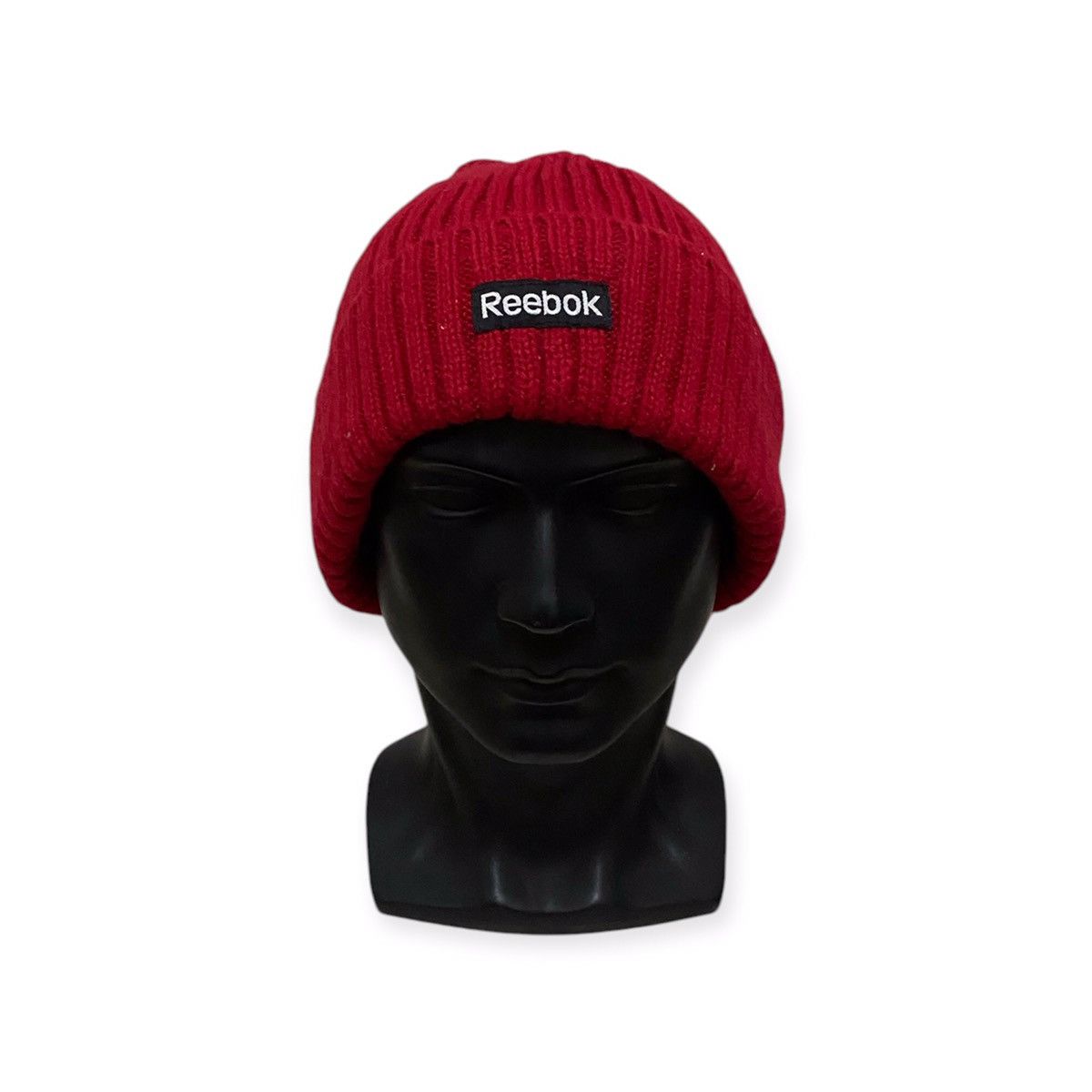 Reebok × Vintage Vintage Reebok Spellout Beanie Hat Size ONE SIZE - 1 Thumbnail