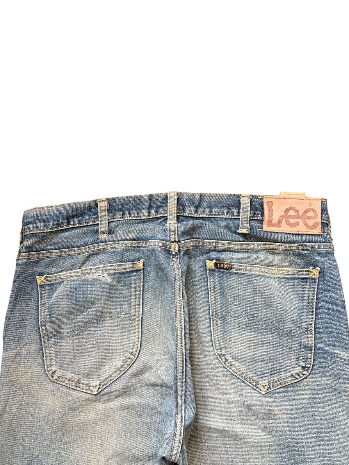 Lee Vintage 90s Lee Riders Faded Wash Distress Flare Jeans Size US 35 - 4 Thumbnail
