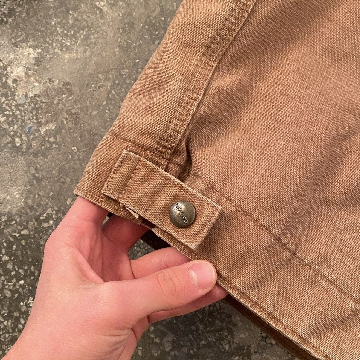 Carhartt 90s Vintage Carhartt Detroit Work Trashed Jacket J97 BRN Size US L / EU 52-54 / 3 - 21 Thumbnail