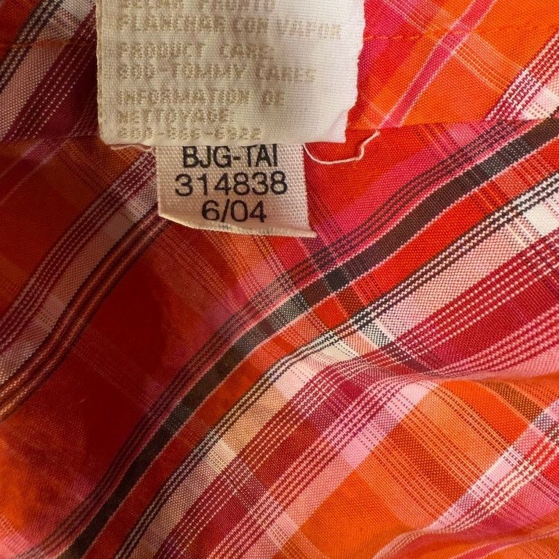 Tommy Hilfiger Tommy Hilfiger Vintage Plade Button Down Size L / US 10 / IT 46 - 5 Thumbnail